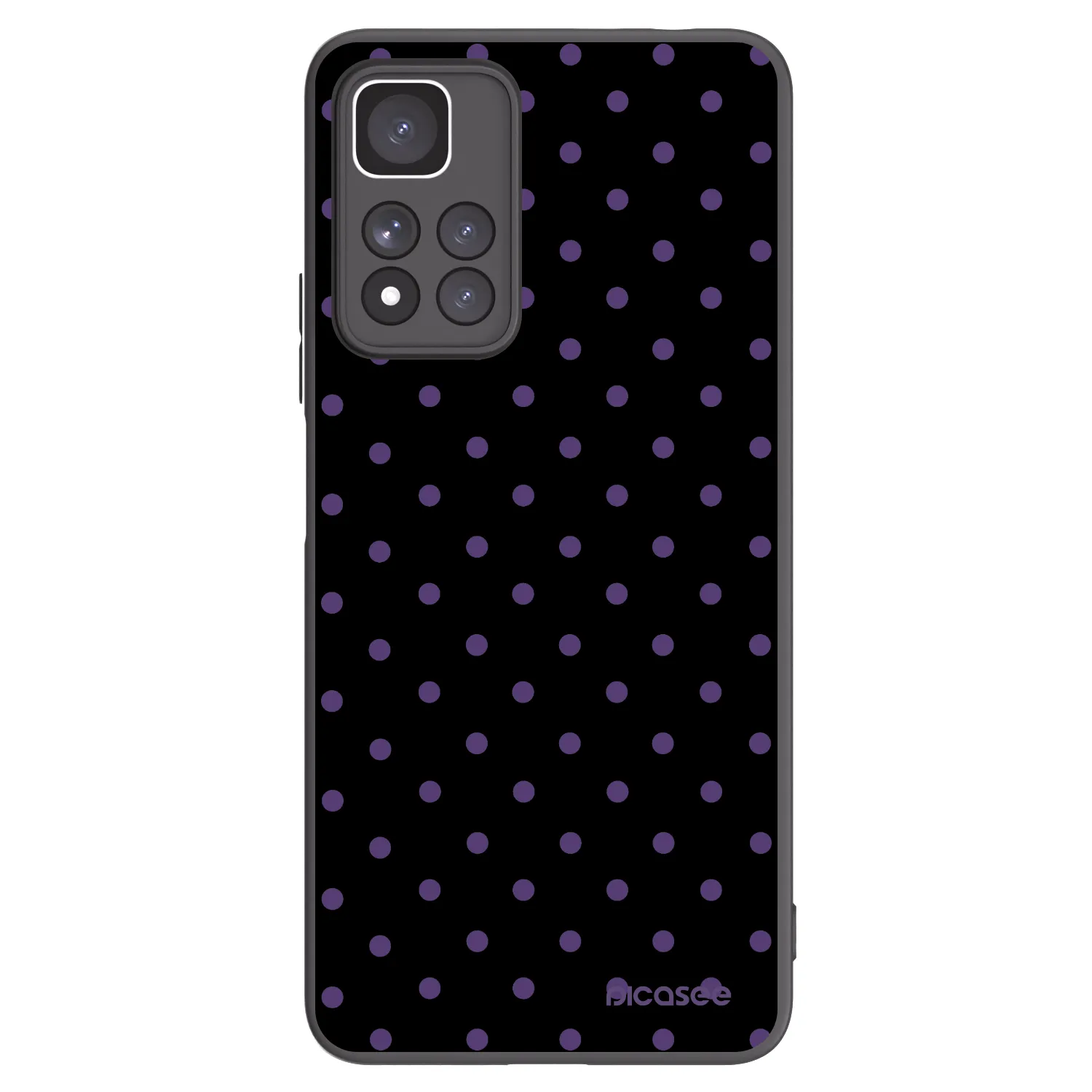Picasee Xiaomi Redmi Note 11 Pro+ 5G Hülle - Schwarzes Silikon - Flickers