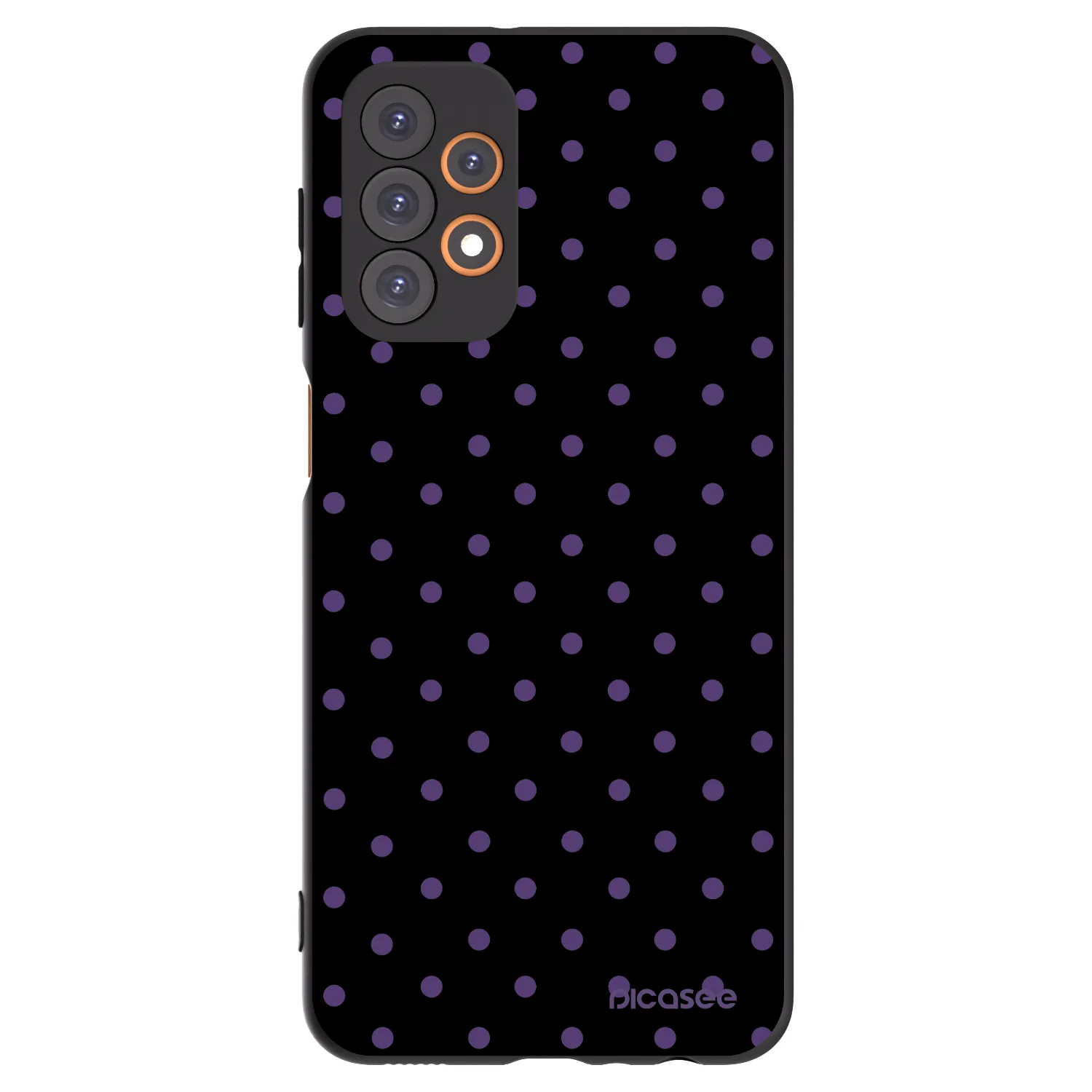 Picasee Samsung Galaxy A23 A235F 4G Hülle - Schwarzes Silikon - Flickers
