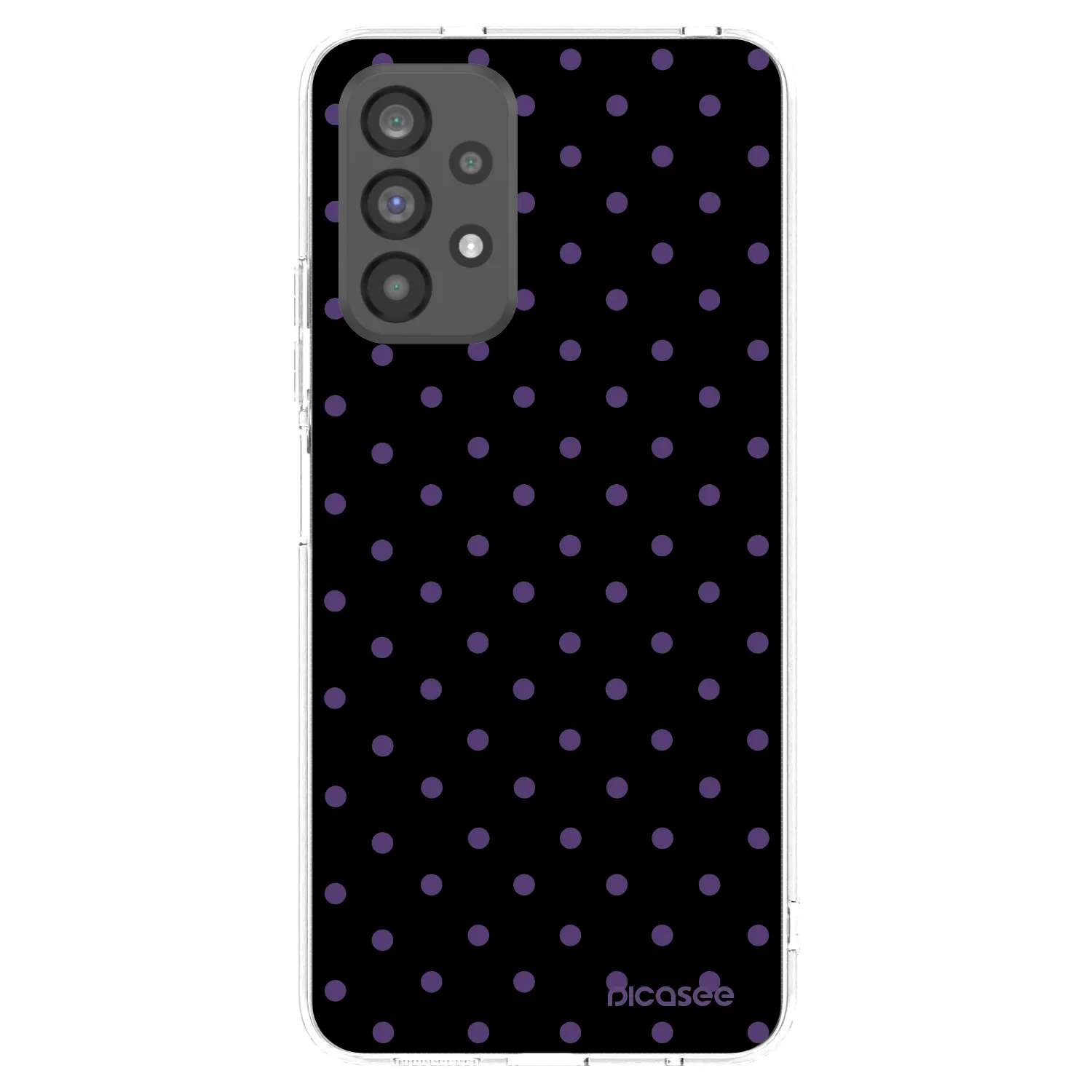 Picasee Samsung Galaxy A73 5G Hülle - Transparentes Silikon - Flickers