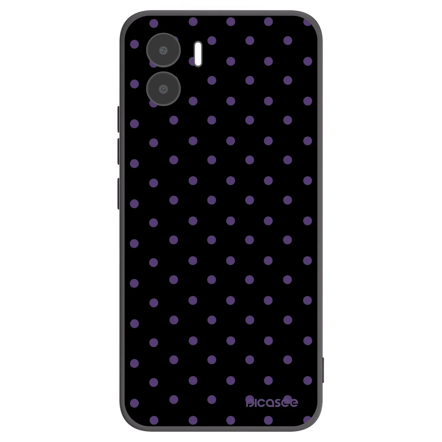 Picasee Xiaomi Redmi A1 Hülle - Schwarzes Silikon - Flickers