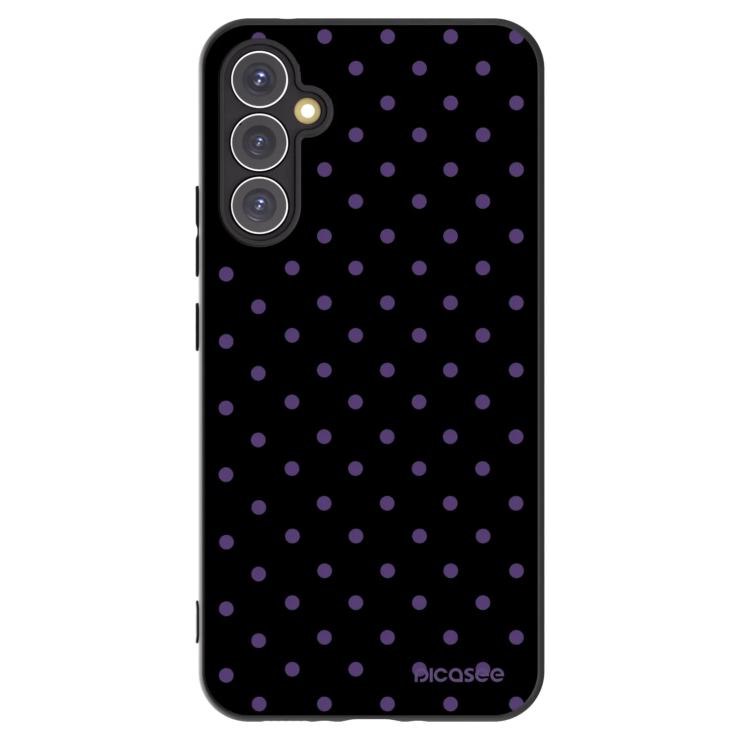 Picasee Samsung Galaxy A34 5G A346B Hülle - Schwarzes Silikon - Flickers