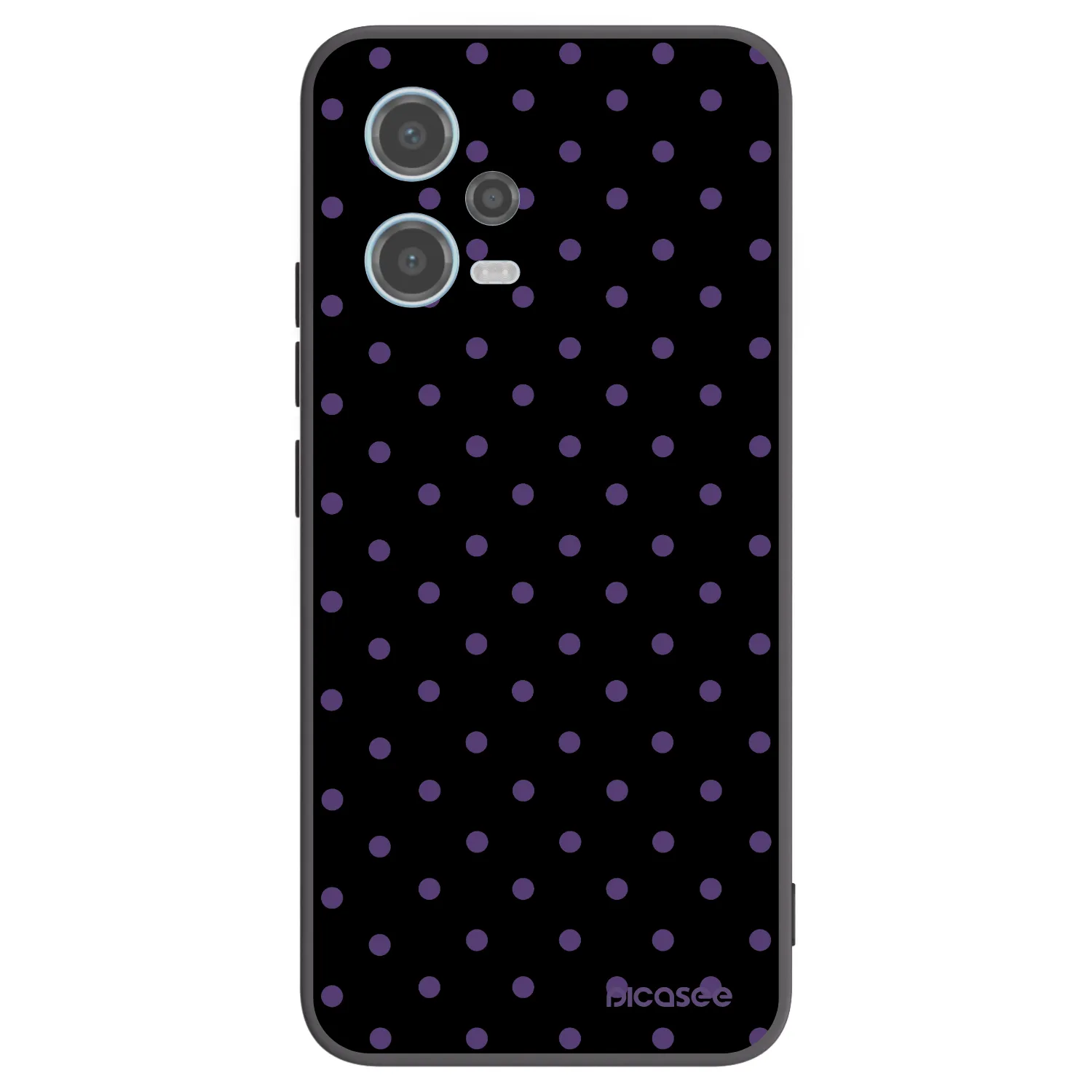 Picasee Xiaomi Redmi Note 12 5G Hülle - Schwarzes Silikon - Flickers