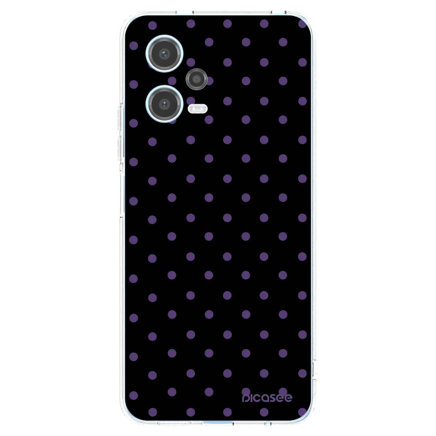 Picasee Xiaomi Redmi Note 12 5G Hülle - Transparentes Silikon - Flickers
