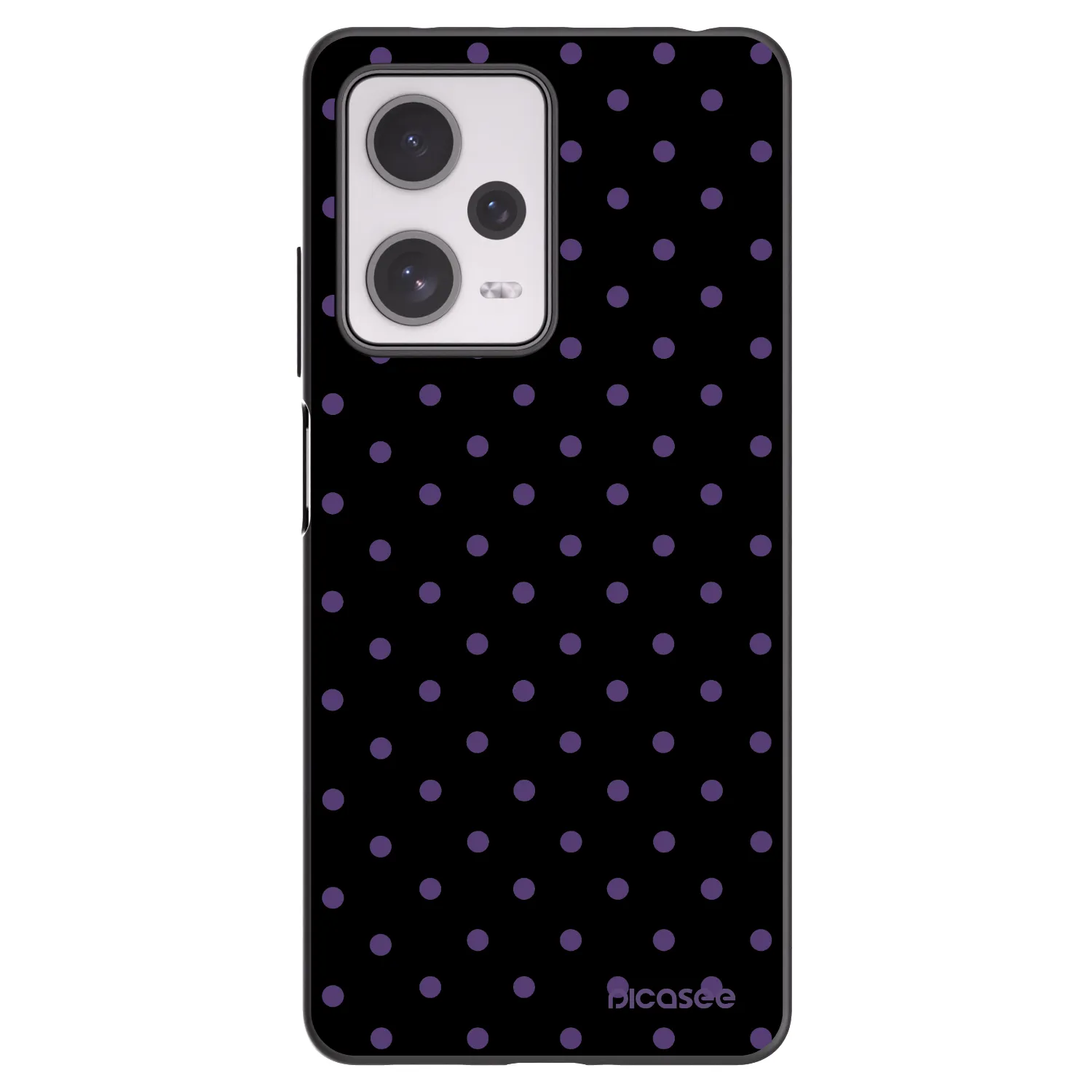 Picasee Xiaomi Redmi Note 12 Pro+ 5G Hülle - Schwarzes Silikon - Flickers