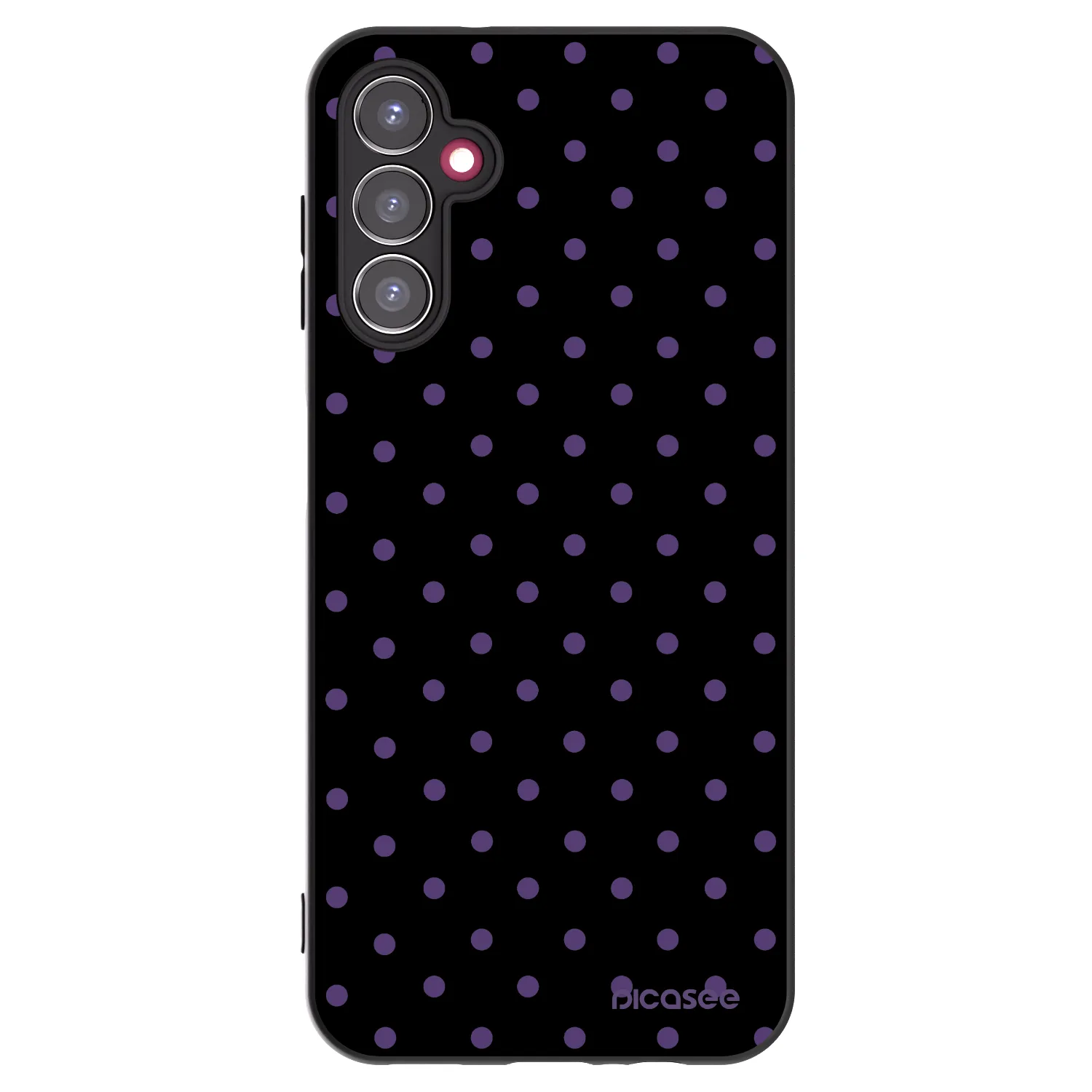 Picasee Samsung Galaxy A14 5G A146P Hülle - Schwarzes Silikon - Flickers