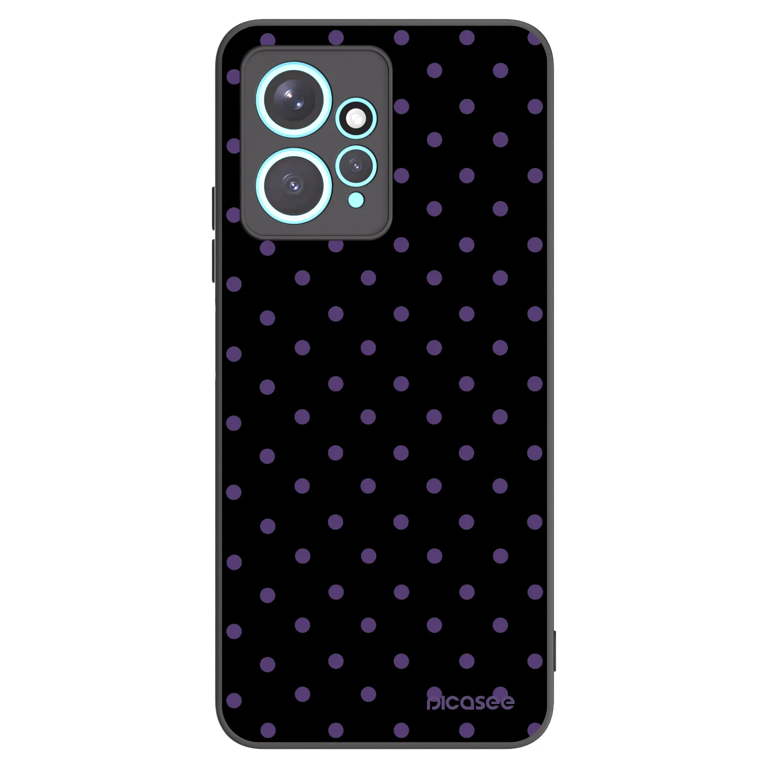 Picasee Xiaomi Redmi Note 12 4G Hülle - Schwarzes Silikon - Flickers