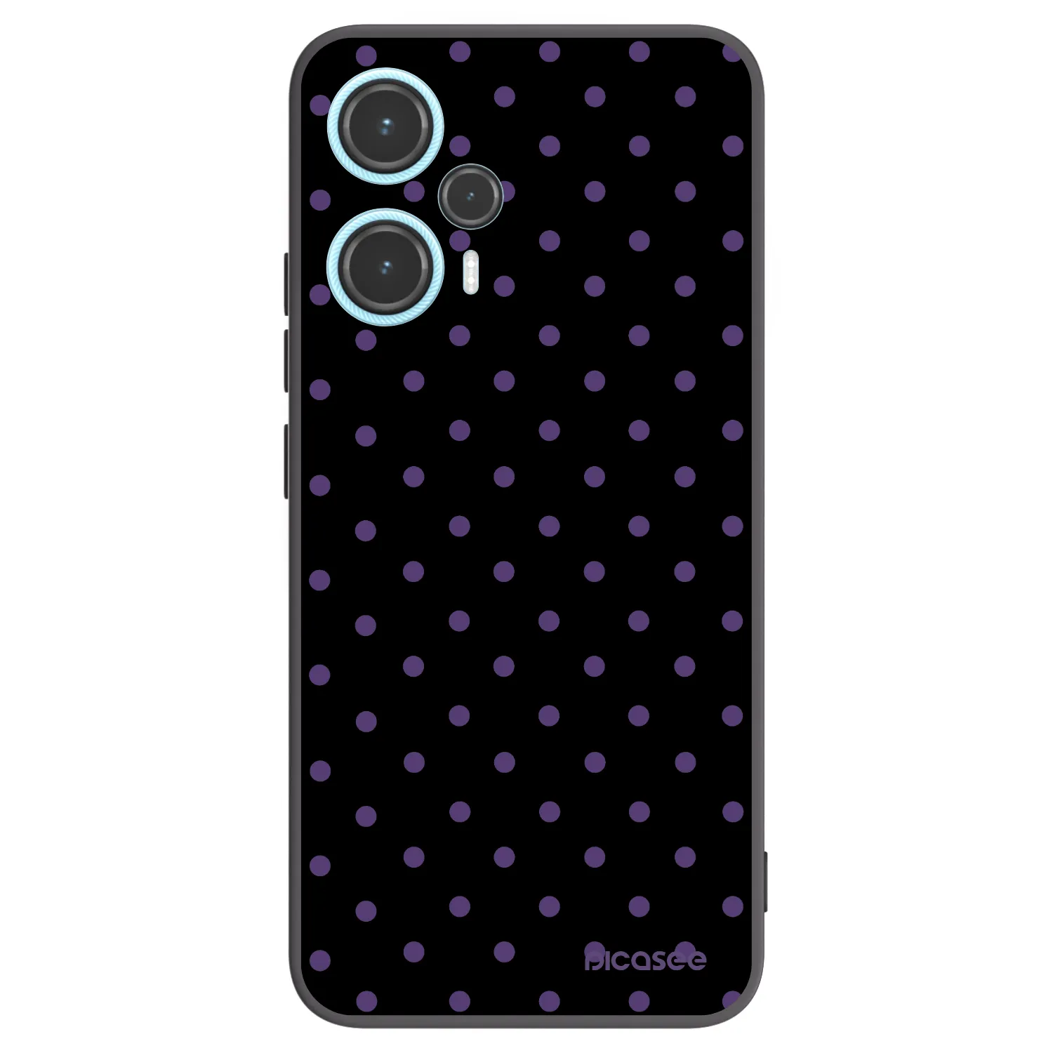 Picasee Xiaomi Poco F5 Hülle - Schwarzes Silikon - Flickers