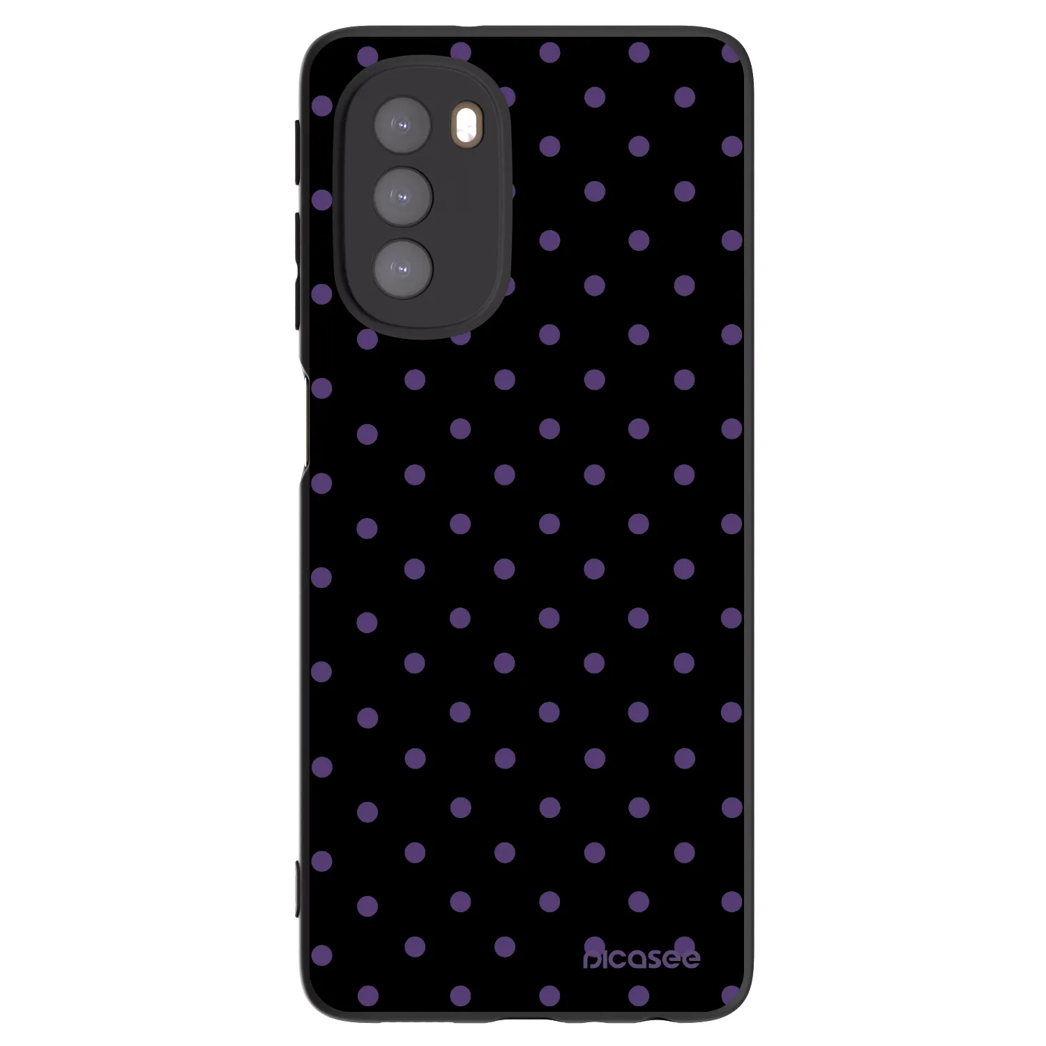 Picasee Motorola Moto G51 Hülle - Schwarzes Silikon - Flickers