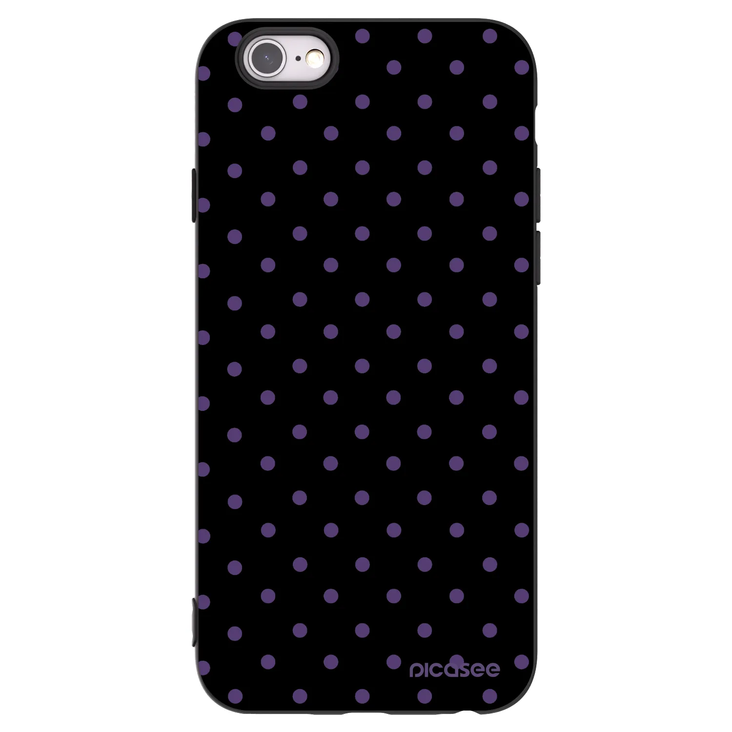 Picasee Apple iPhone 6/6S Hülle - Schwarzes Silikon - Flickers
