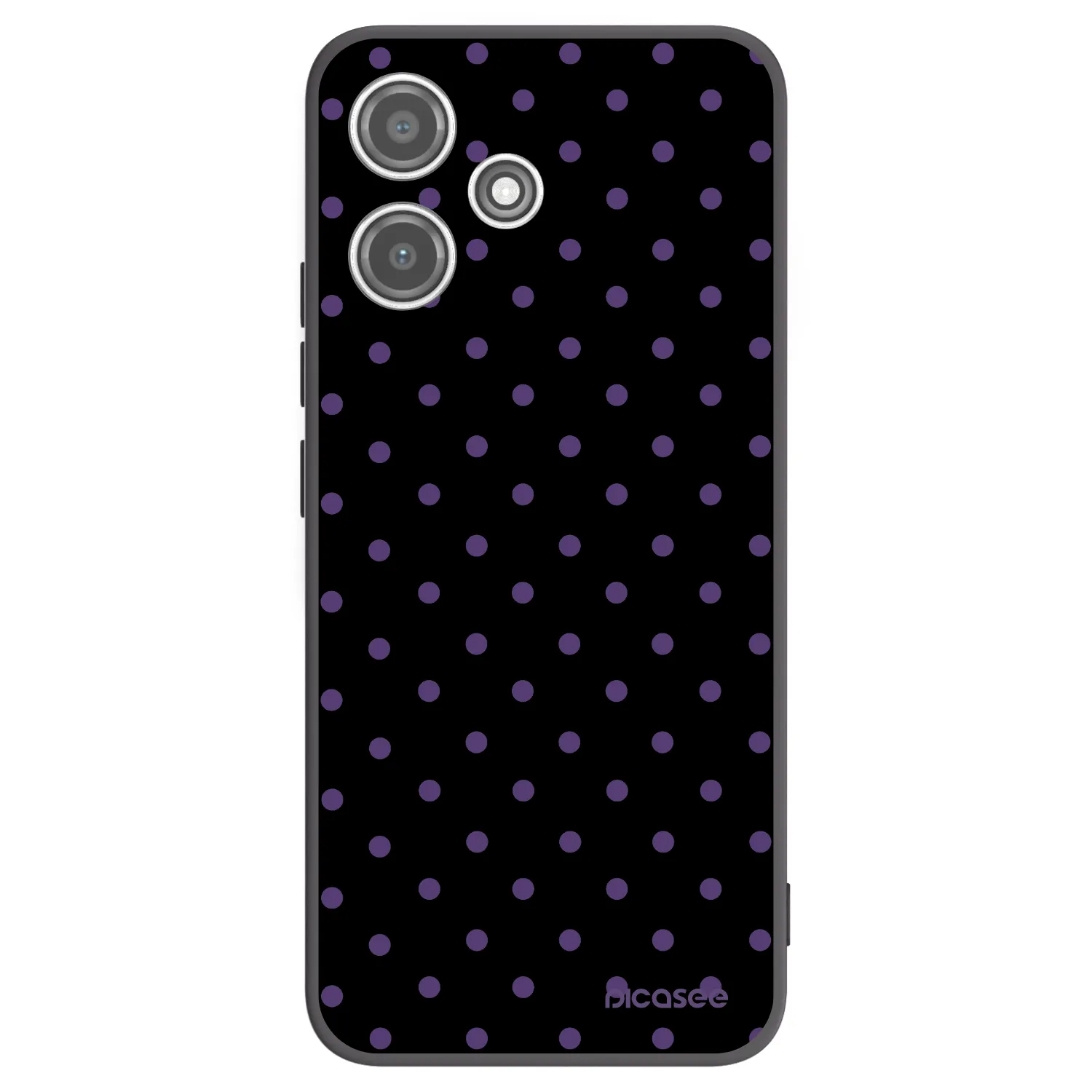 Picasee Xiaomi Redmi 12 5G Hülle - Schwarzes Silikon - Flickers