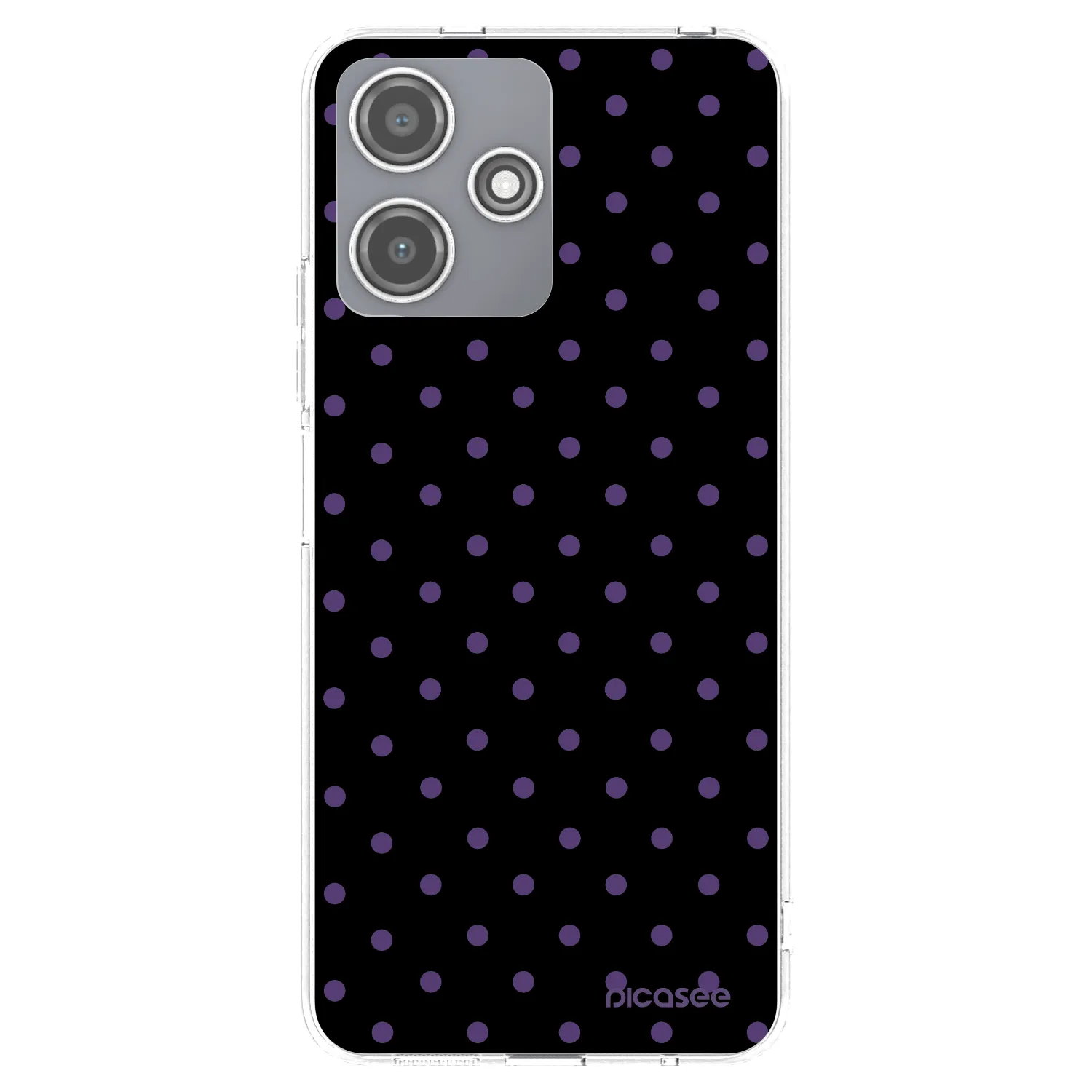 Picasee Xiaomi Redmi 12 5G Hülle - Transparentes Silikon - Flickers
