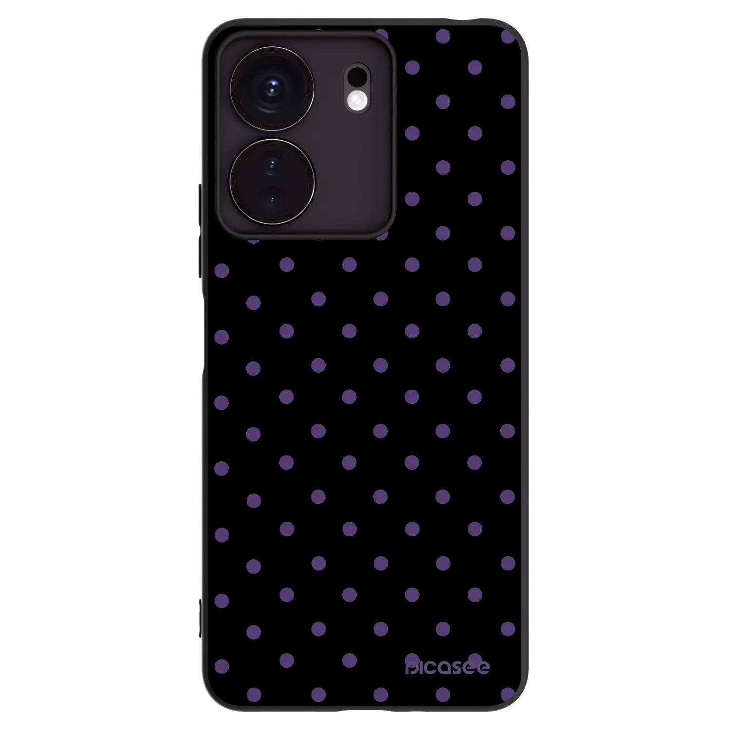 Picasee Xiaomi Redmi 13C 4G Hülle - Schwarzes Silikon - Flickers