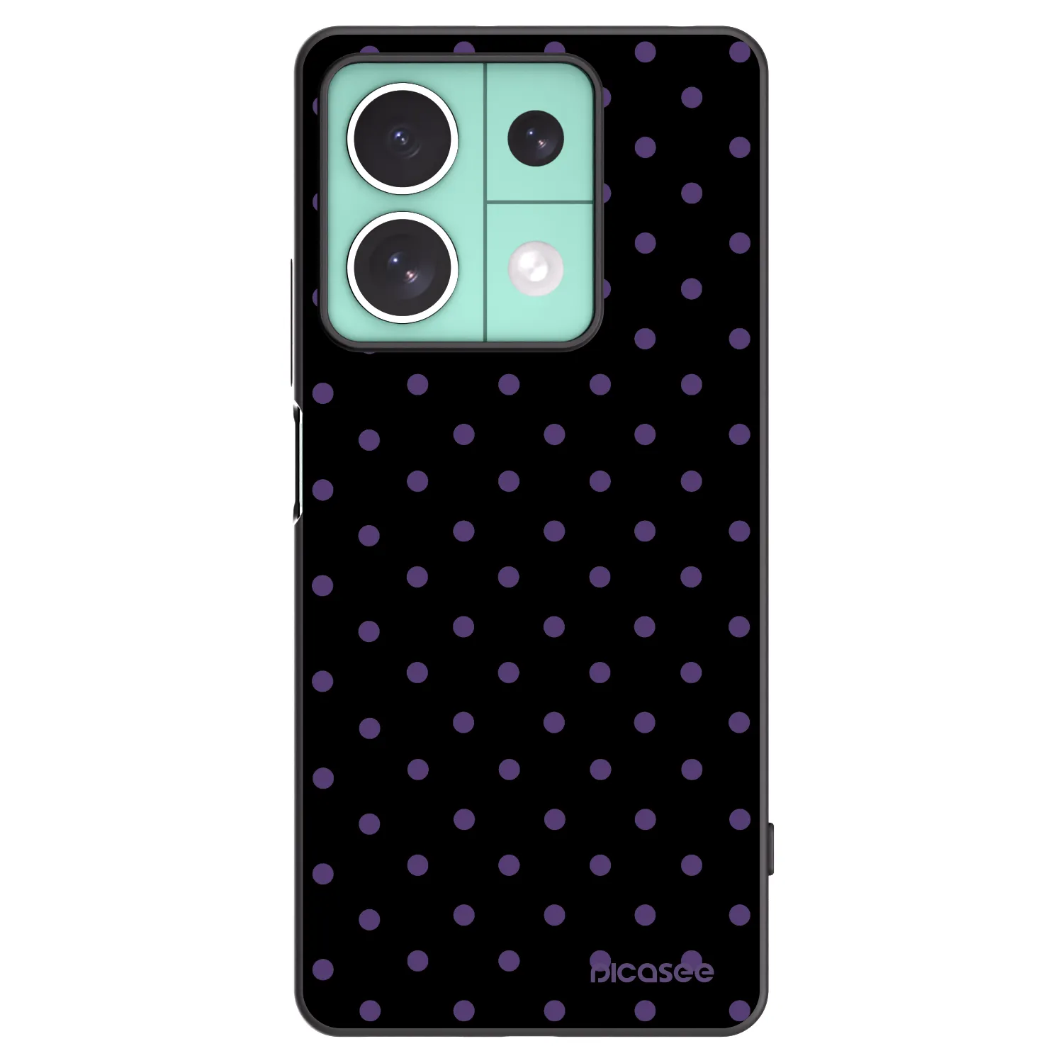 Picasee Xiaomi Redmi Note 13 5G Hülle - Schwarzes Silikon - Flickers
