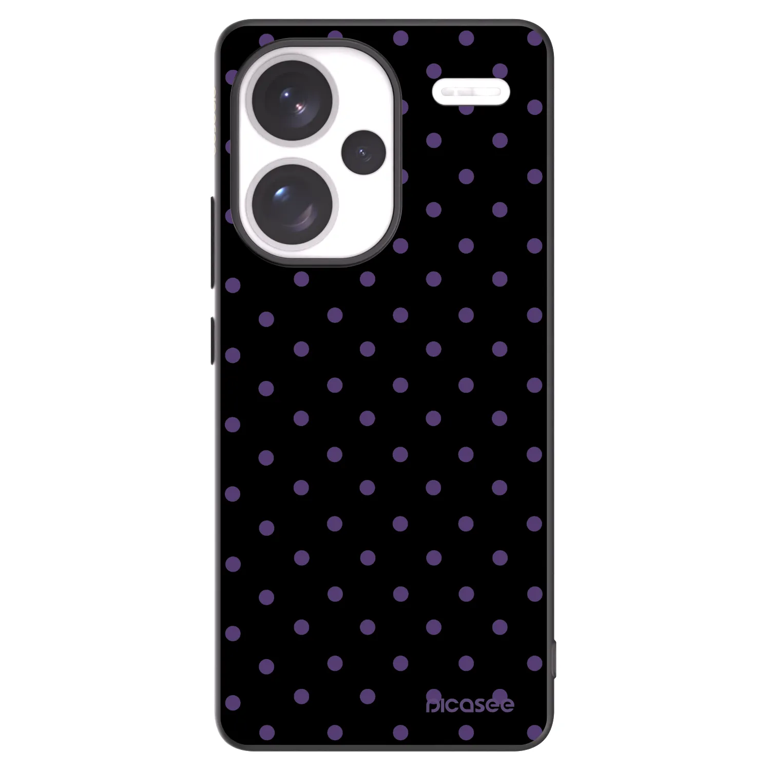 Picasee Xiaomi Redmi Note 13 Pro+ 5G Hülle - Schwarzes Silikon - Flickers