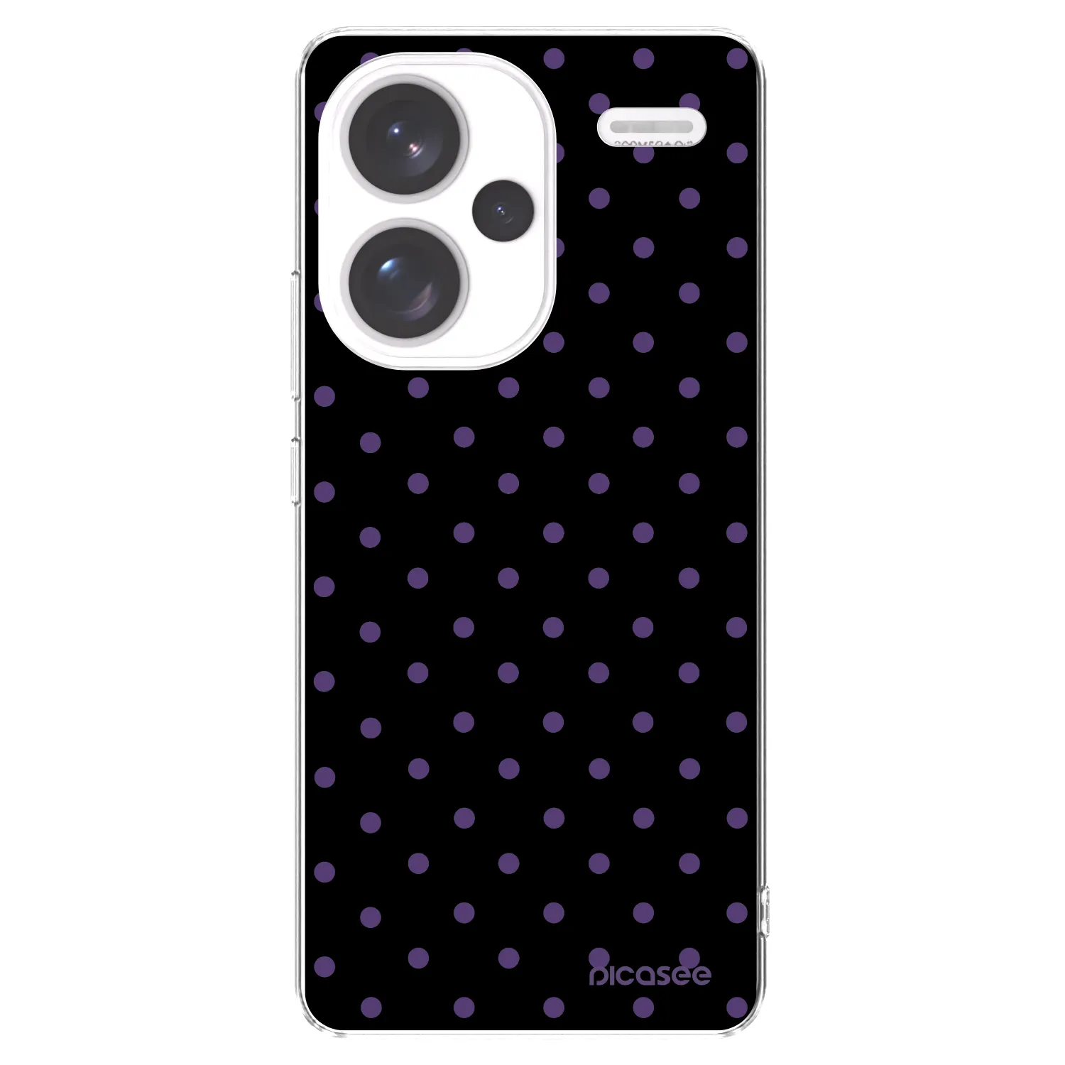 Picasee Xiaomi Redmi Note 13 Pro+ 5G Hülle - Transparentes Silikon - Flickers
