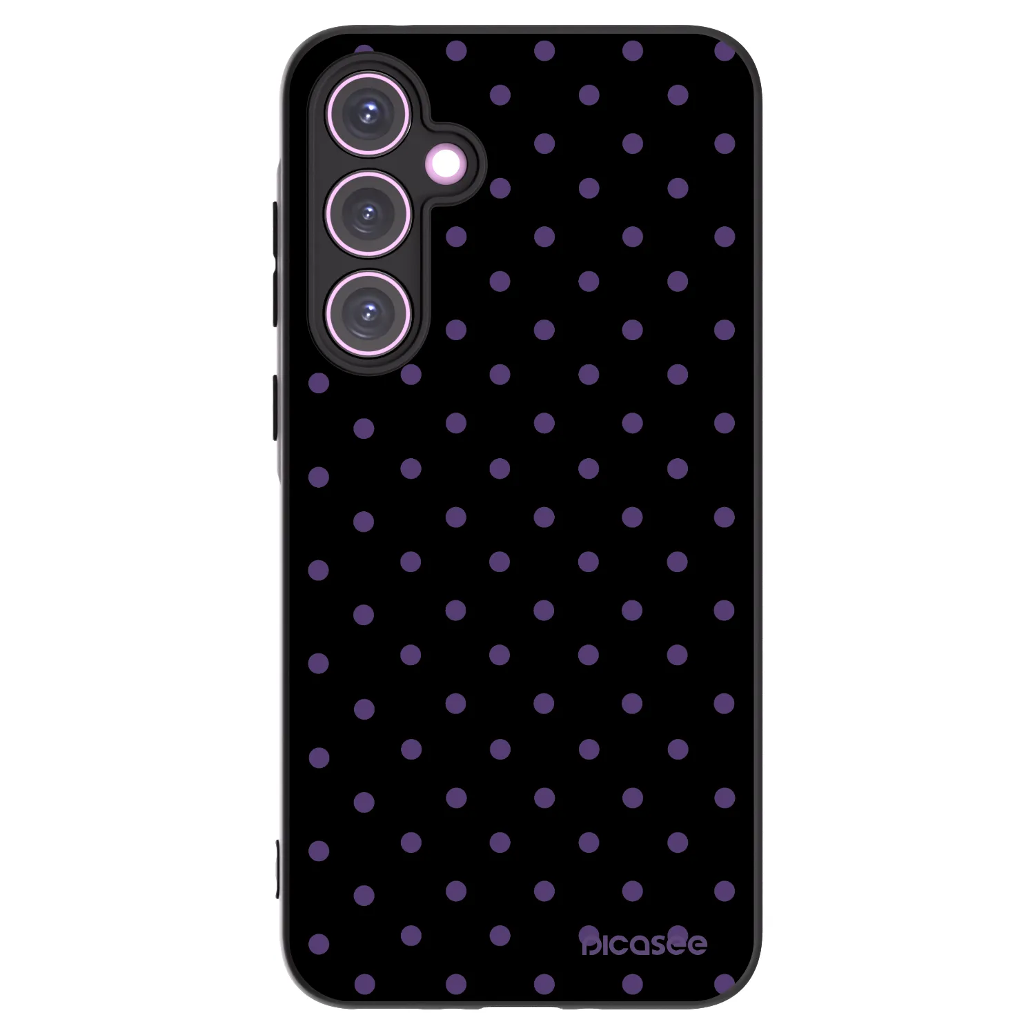 Picasee Samsung Galaxy A35 5G A356B Hülle - Schwarzes Silikon - Flickers