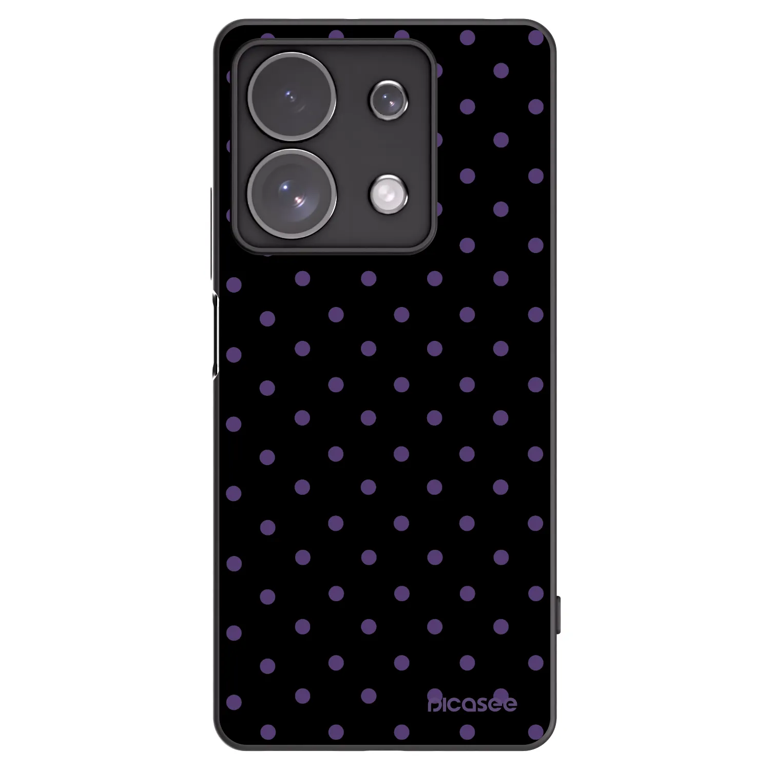 Picasee Xiaomi Redmi Note 13 Pro 4G Hülle - Schwarzes Silikon - Flickers