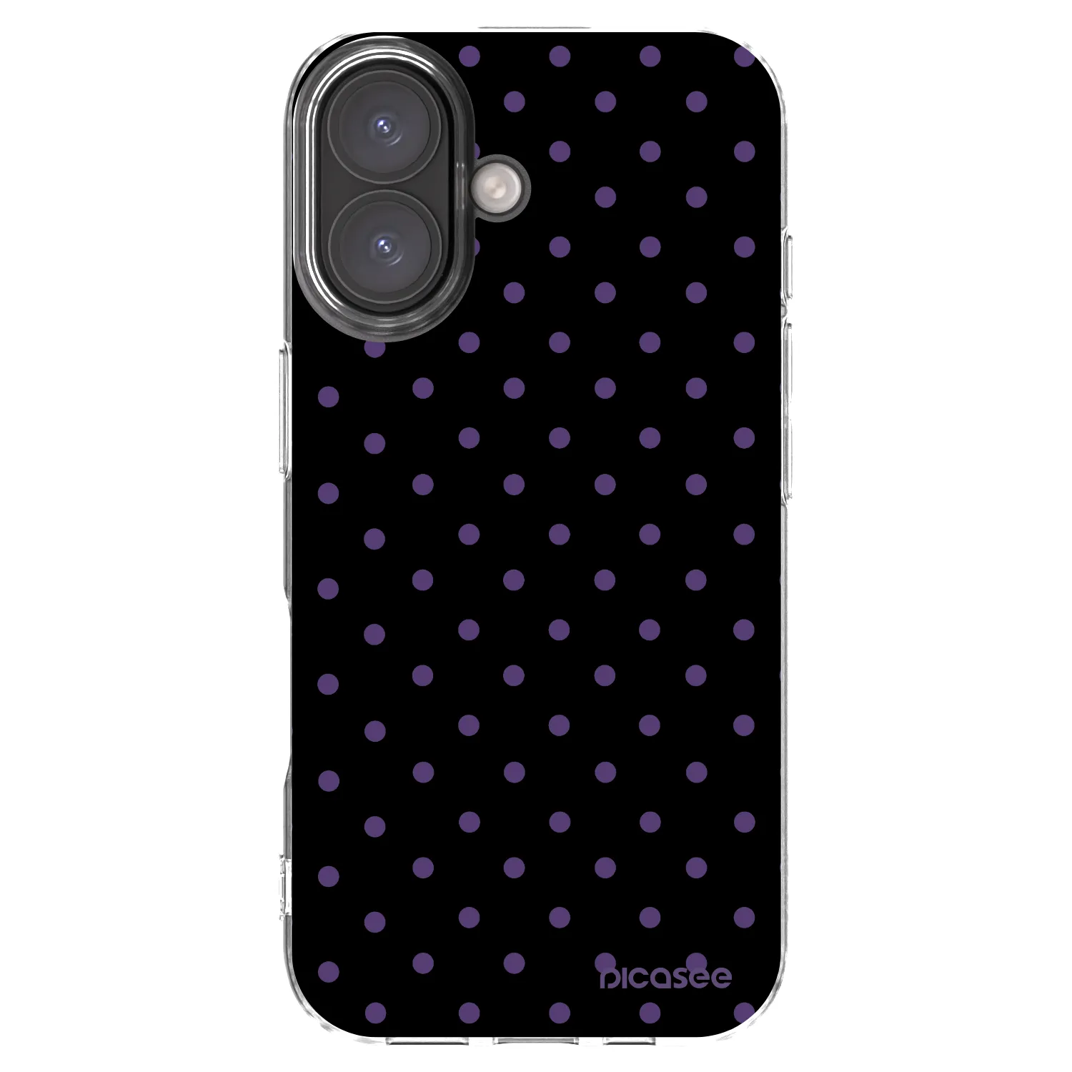 Picasee Apple iPhone 16 Hülle - Transparentes Silikon - Flickers