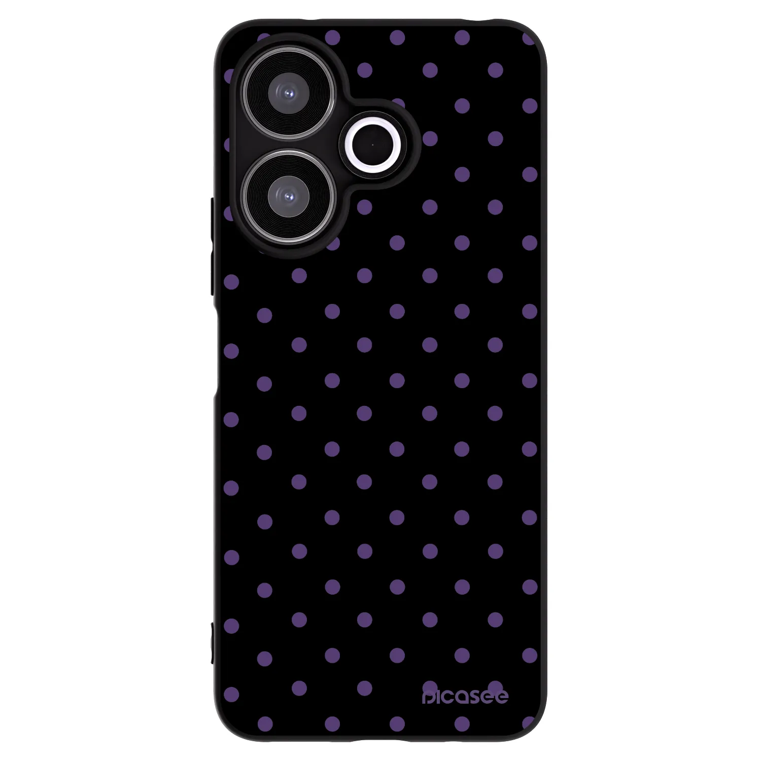 Picasee Xiaomi Redmi 13 4G Hülle - Schwarzes Silikon - Flickers