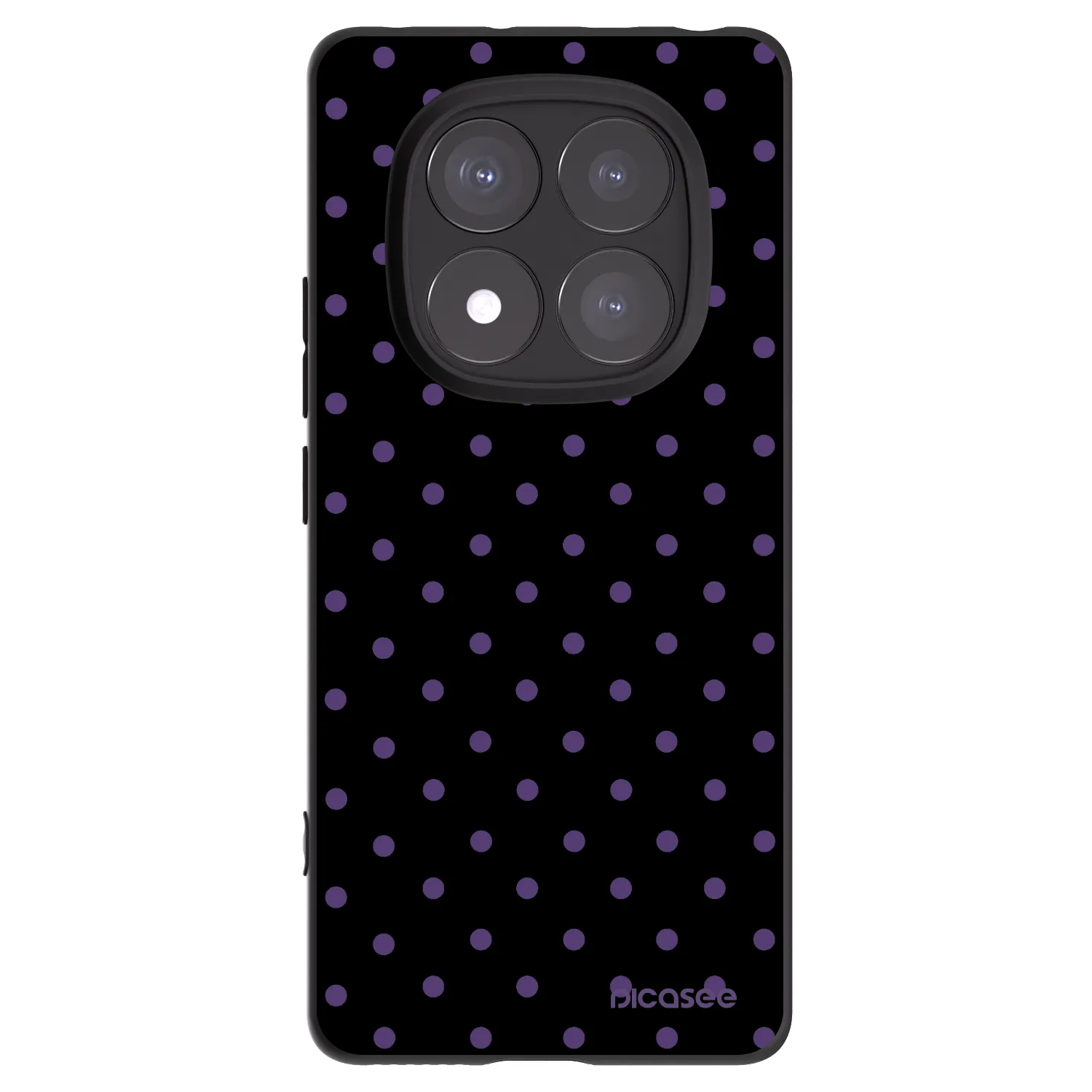 Picasee Xiaomi Redmi Note 14 Pro 5G Hülle - Schwarzes Silikon - Flickers