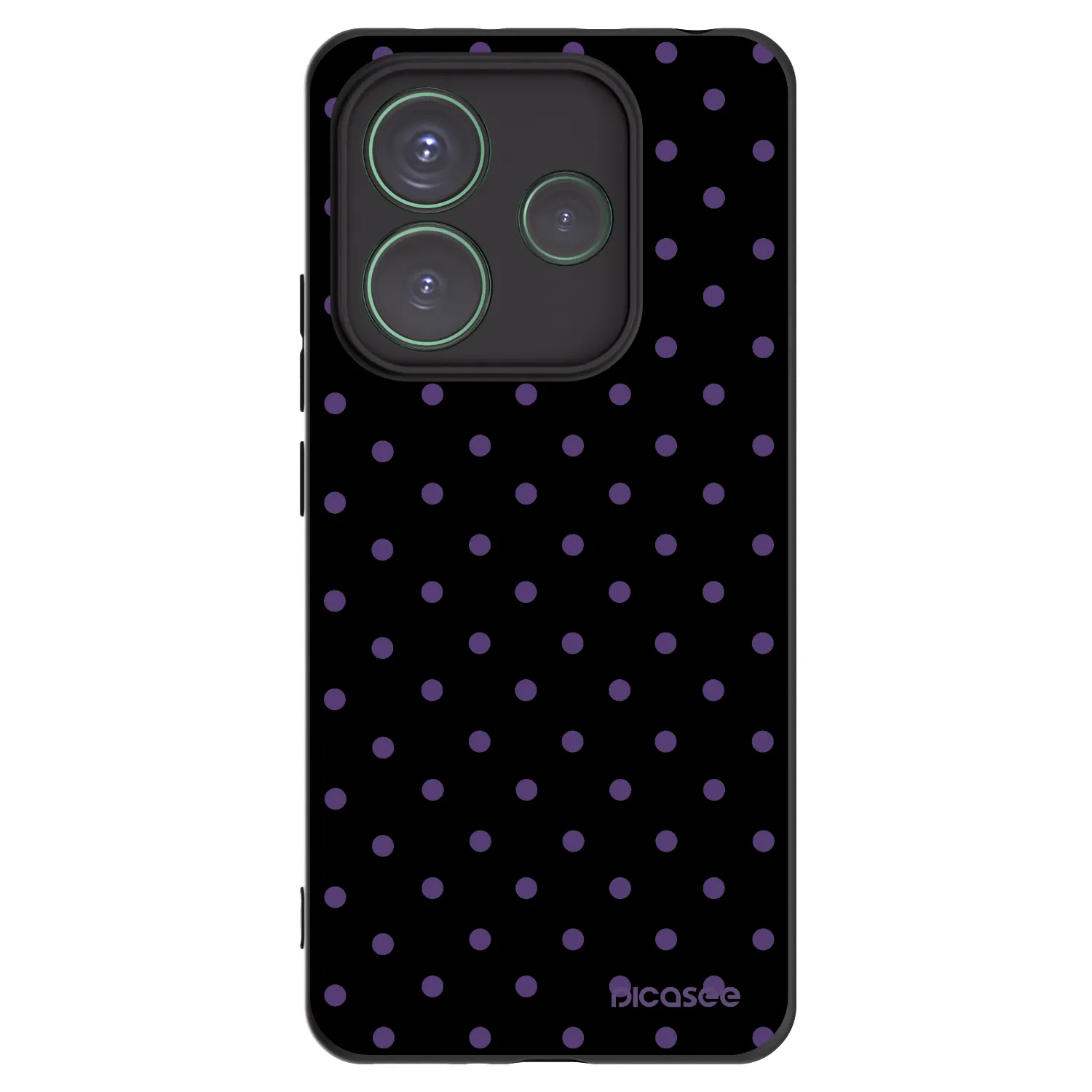 Picasee Xiaomi Redmi Note 14 5G Hülle - Schwarzes Silikon - Flickers