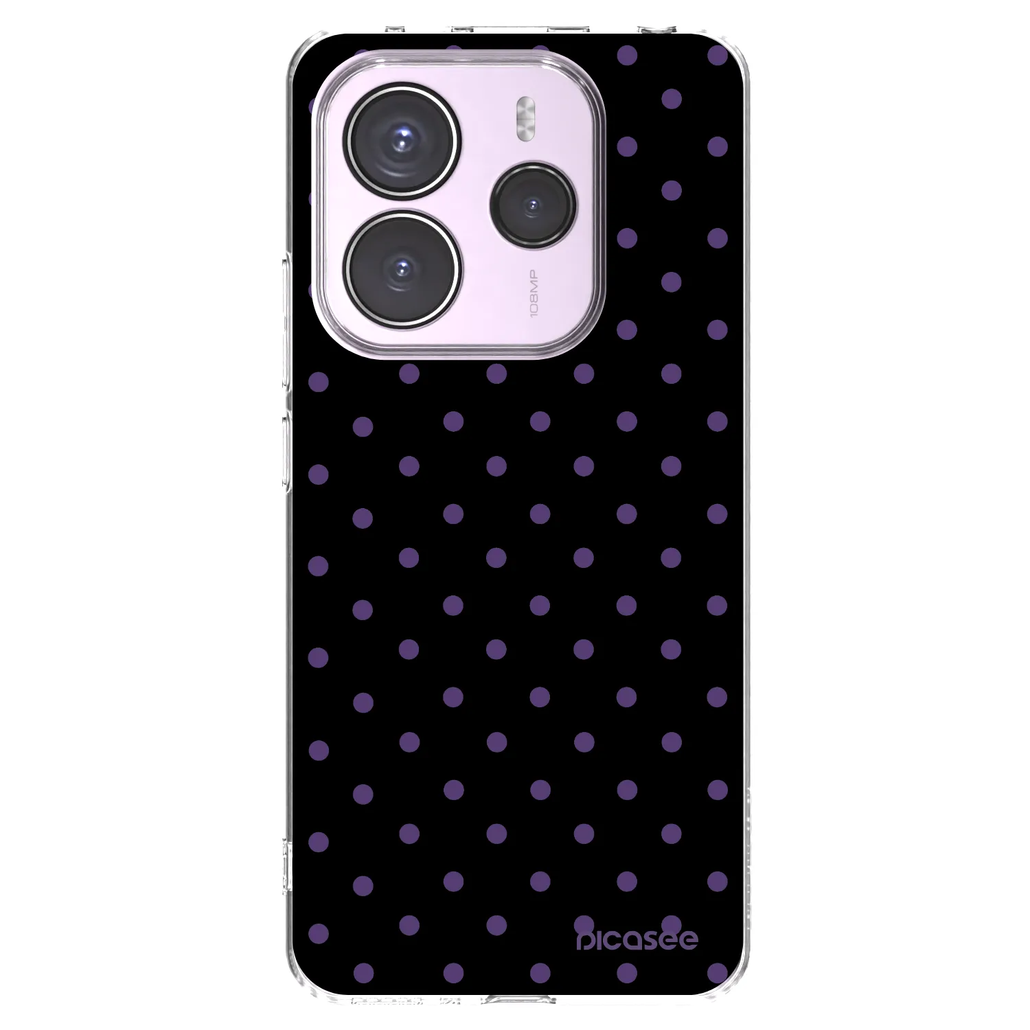 Picasee Xiaomi Redmi Note 14 5G Hülle - Transparentes Silikon - Flickers