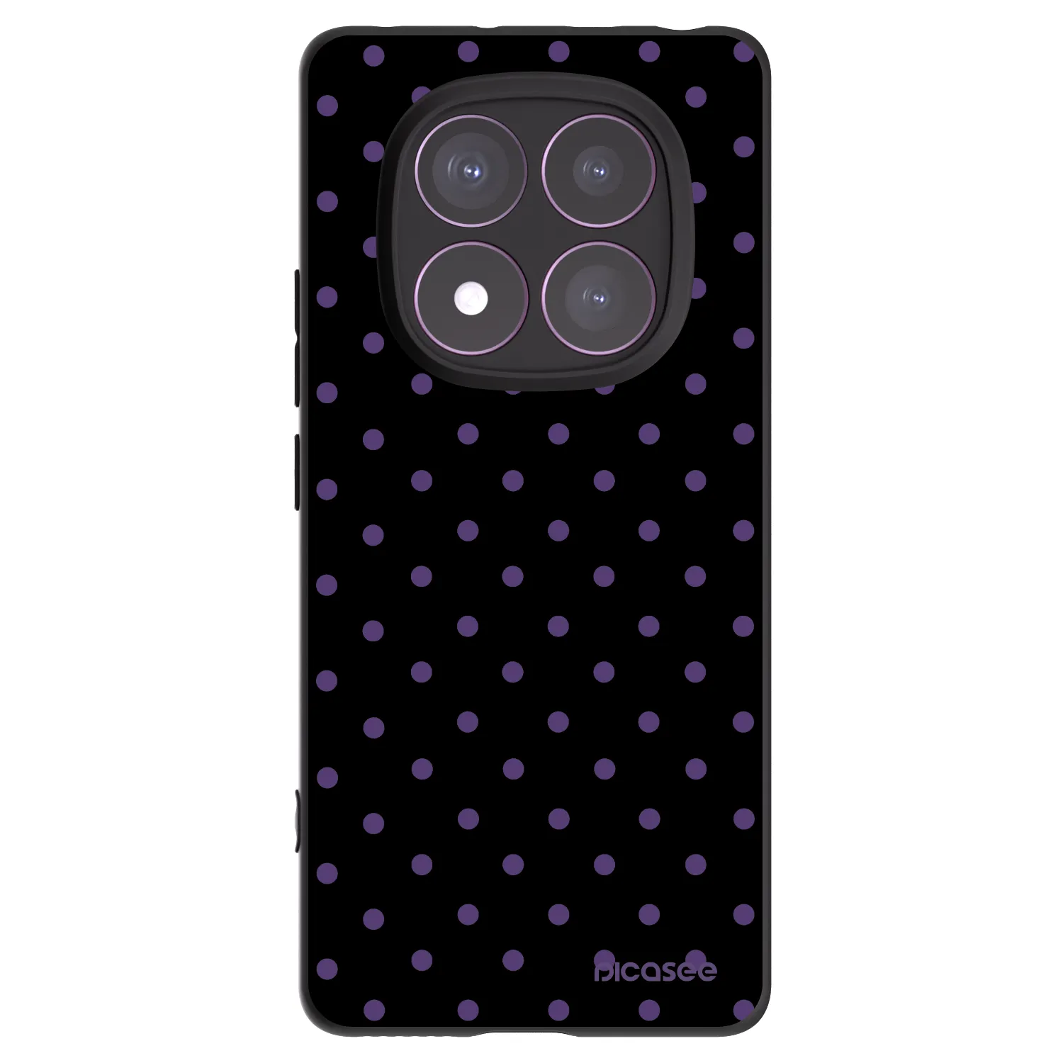 Picasee Xiaomi Redmi Note 14 Pro 4G Hülle - Schwarzes Silikon - Flickers