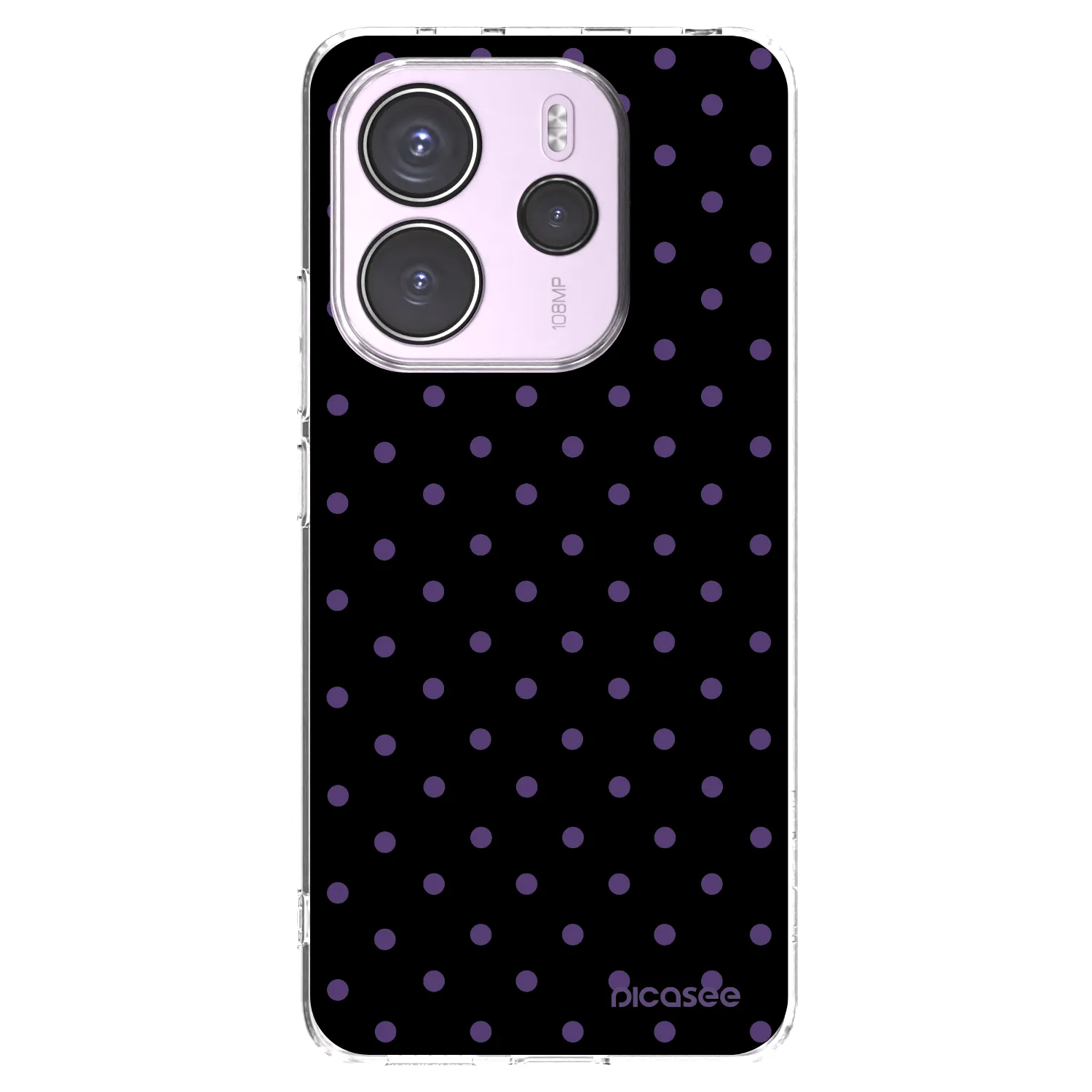 Picasee Xiaomi Redmi Note 14 4G Hülle - Transparentes Silikon - Flickers