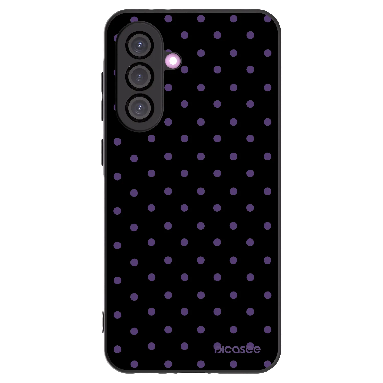 Picasee Samsung Galaxy A36 5G Hülle - Schwarzes Silikon - Flickers