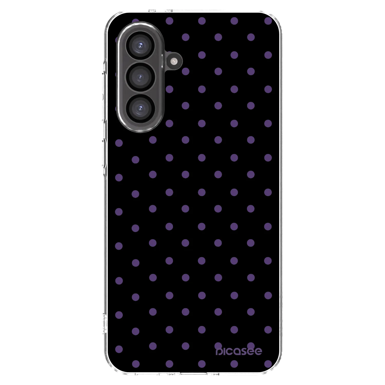 Picasee Samsung Galaxy A36 5G Hülle - Transparentes Silikon - Flickers