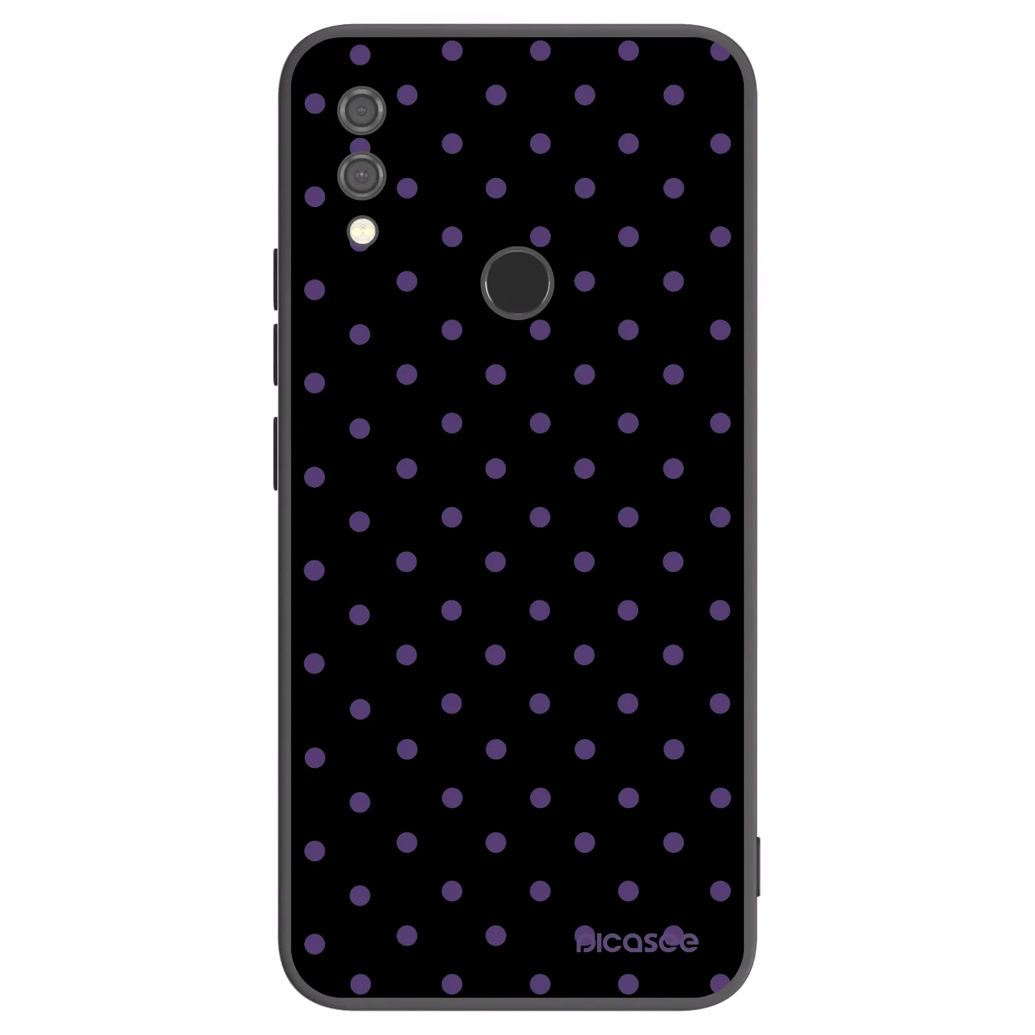 Picasee Xiaomi Redmi Note 7 Hülle - Schwarzes Silikon - Flickers