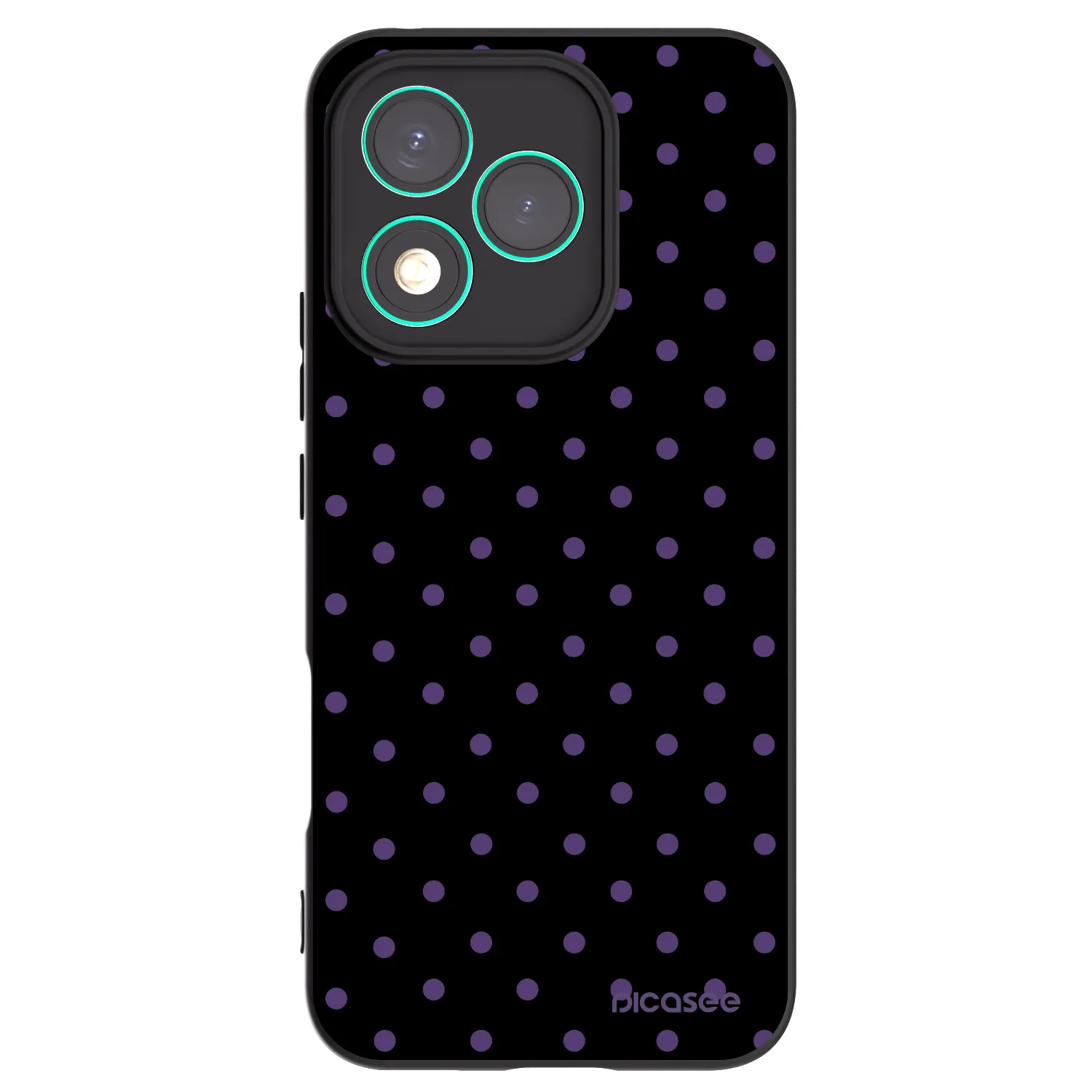 Picasee Honor 400 Lite 5G Hülle - Schwarzes Silikon - Flickers