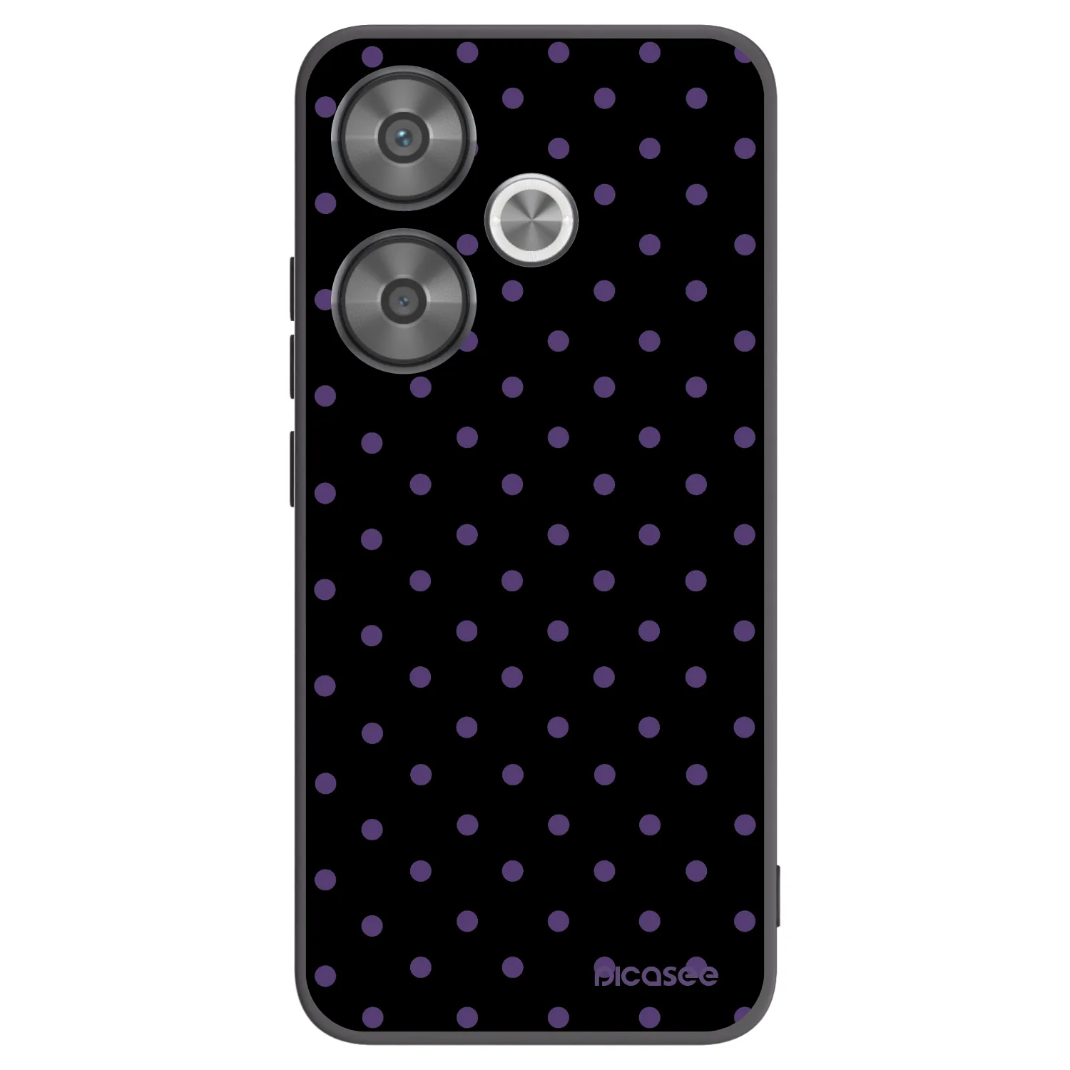Picasee Xiaomi Poco F6 Hülle - Schwarzes Silikon - Flickers