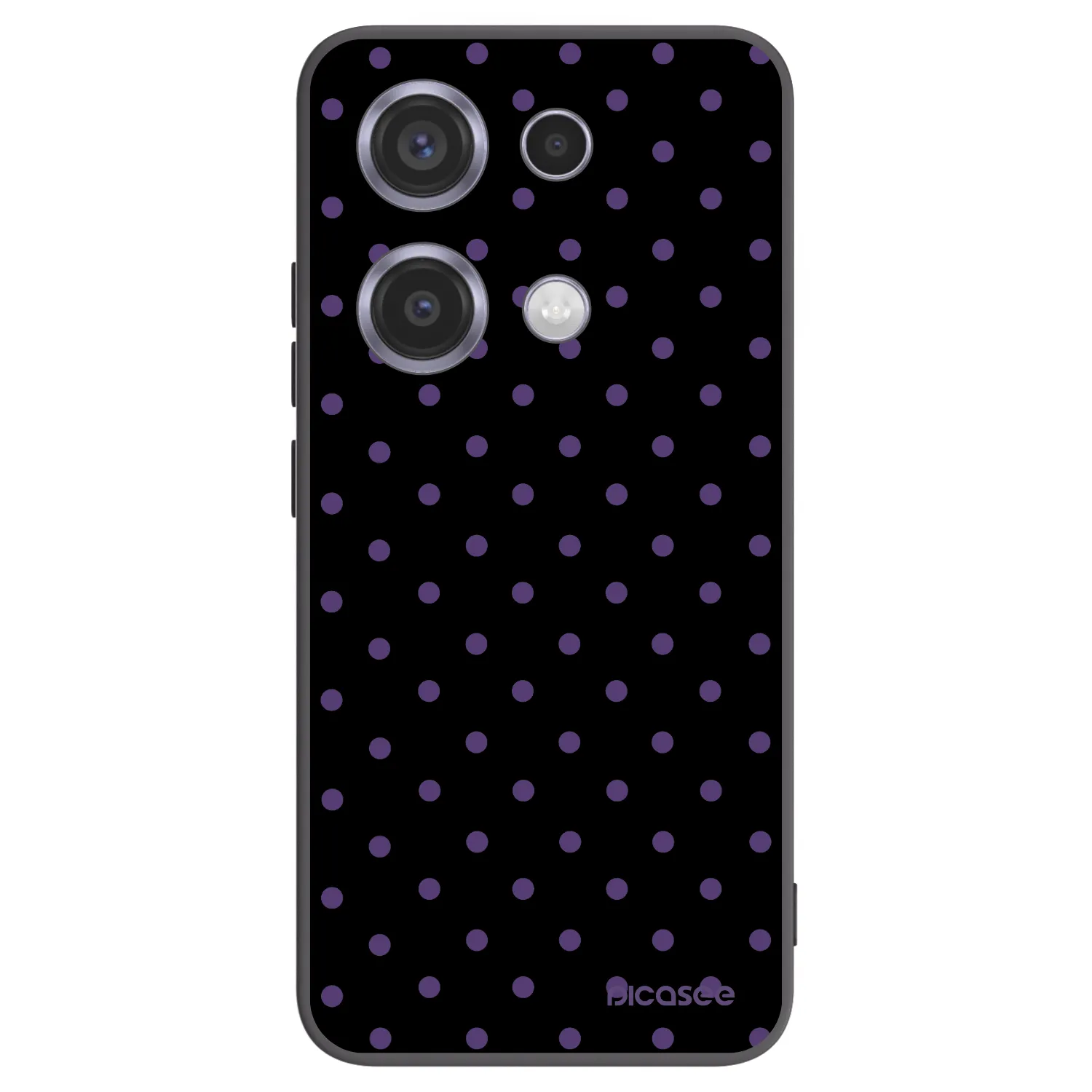 Picasee Xiaomi Redmi Note 14S Hülle - Schwarzes Silikon - Flickers