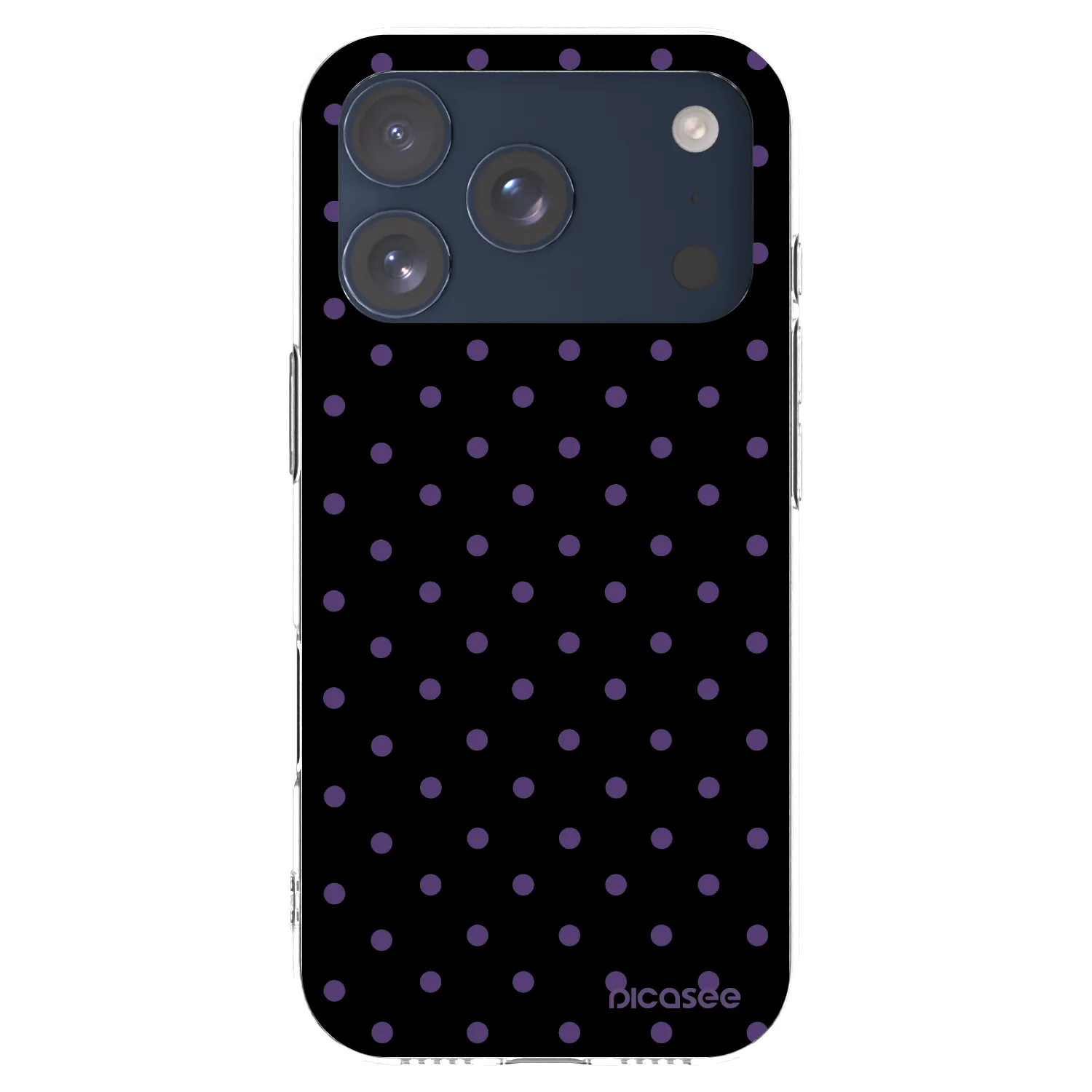 Picasee Apple iPhone 17 Pro Hülle - Transparentes Silikon - Flickers