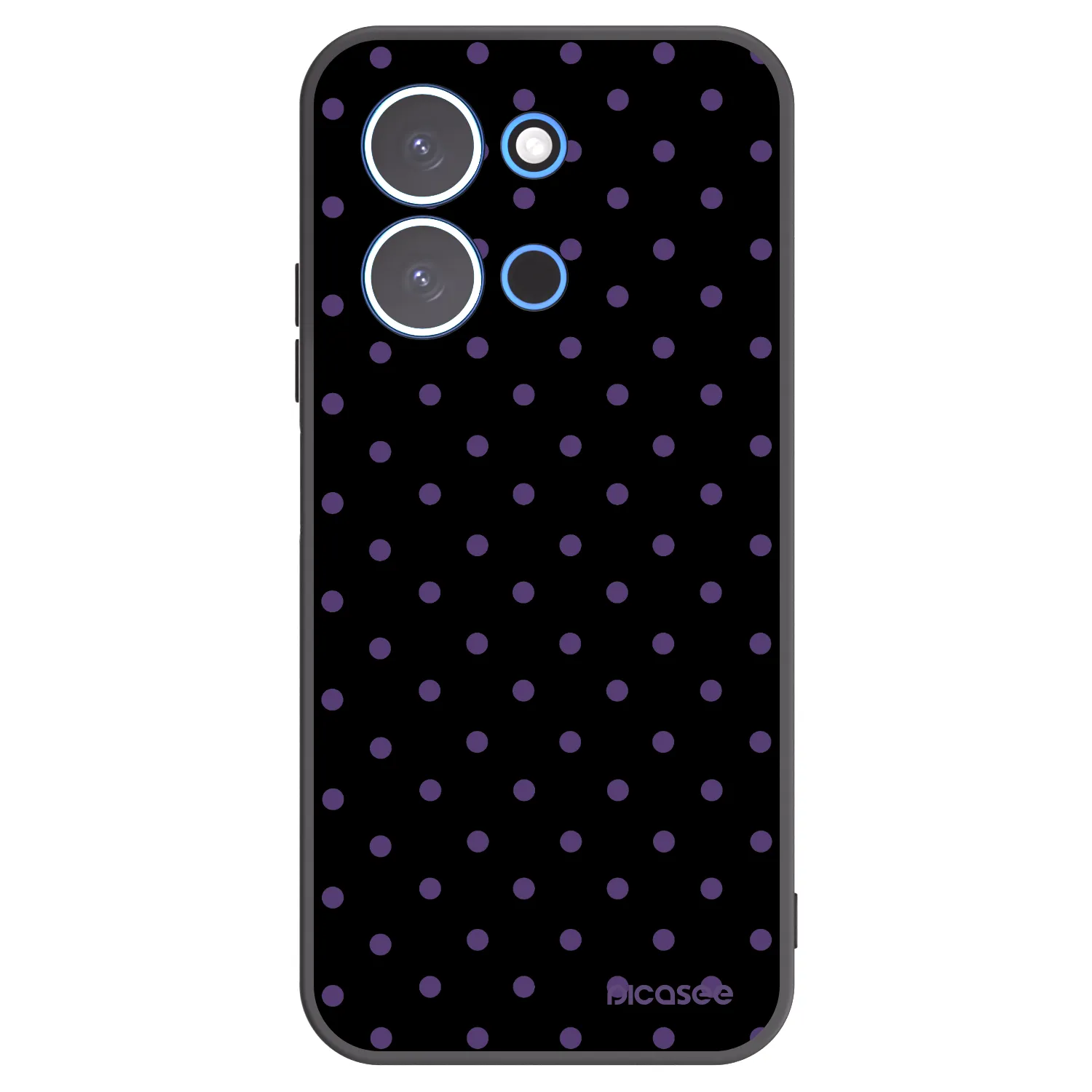 Picasee Xiaomi Redmi 15C 4G Hülle - Schwarzes Silikon - Flickers