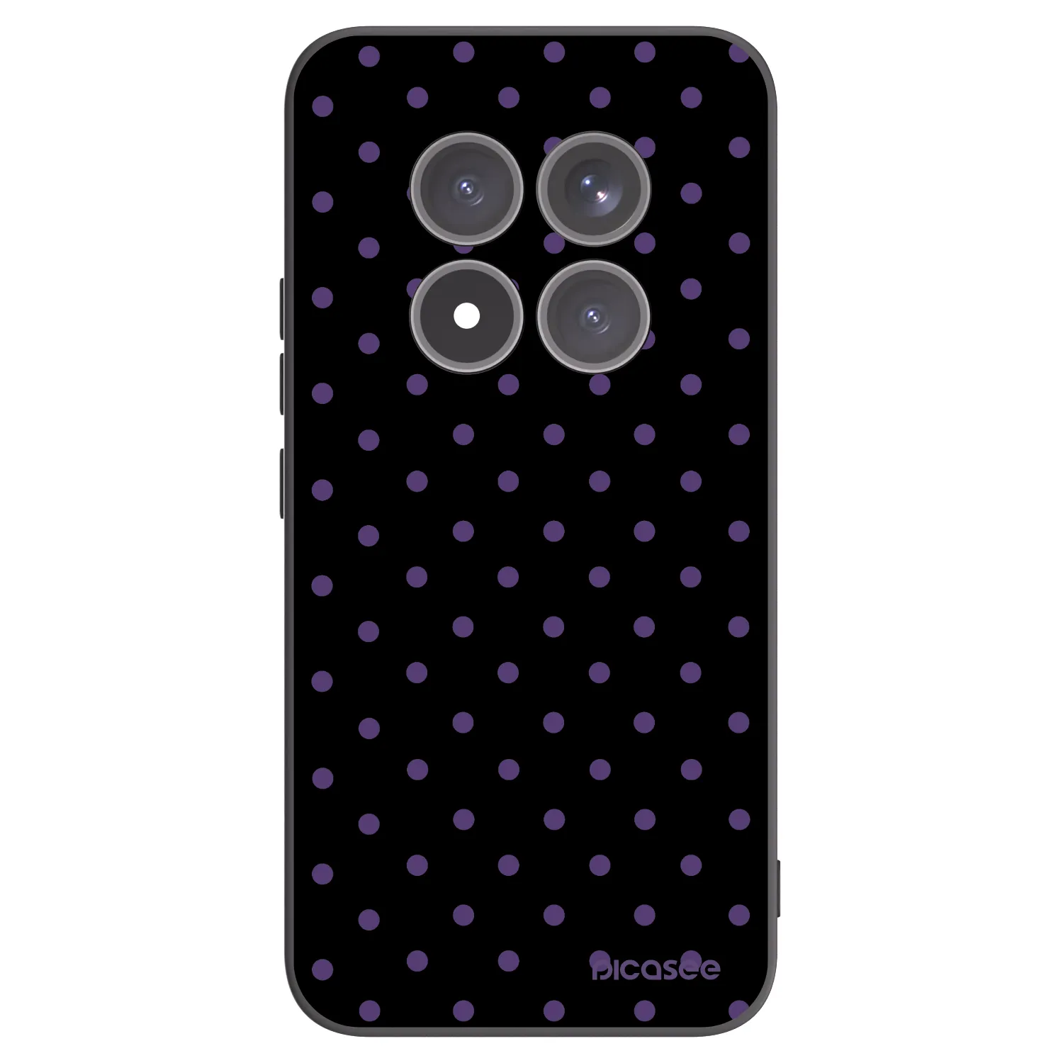 Picasee Xiaomi Redmi Note 15 Pro+ Hülle - Schwarzes Silikon - Flickers