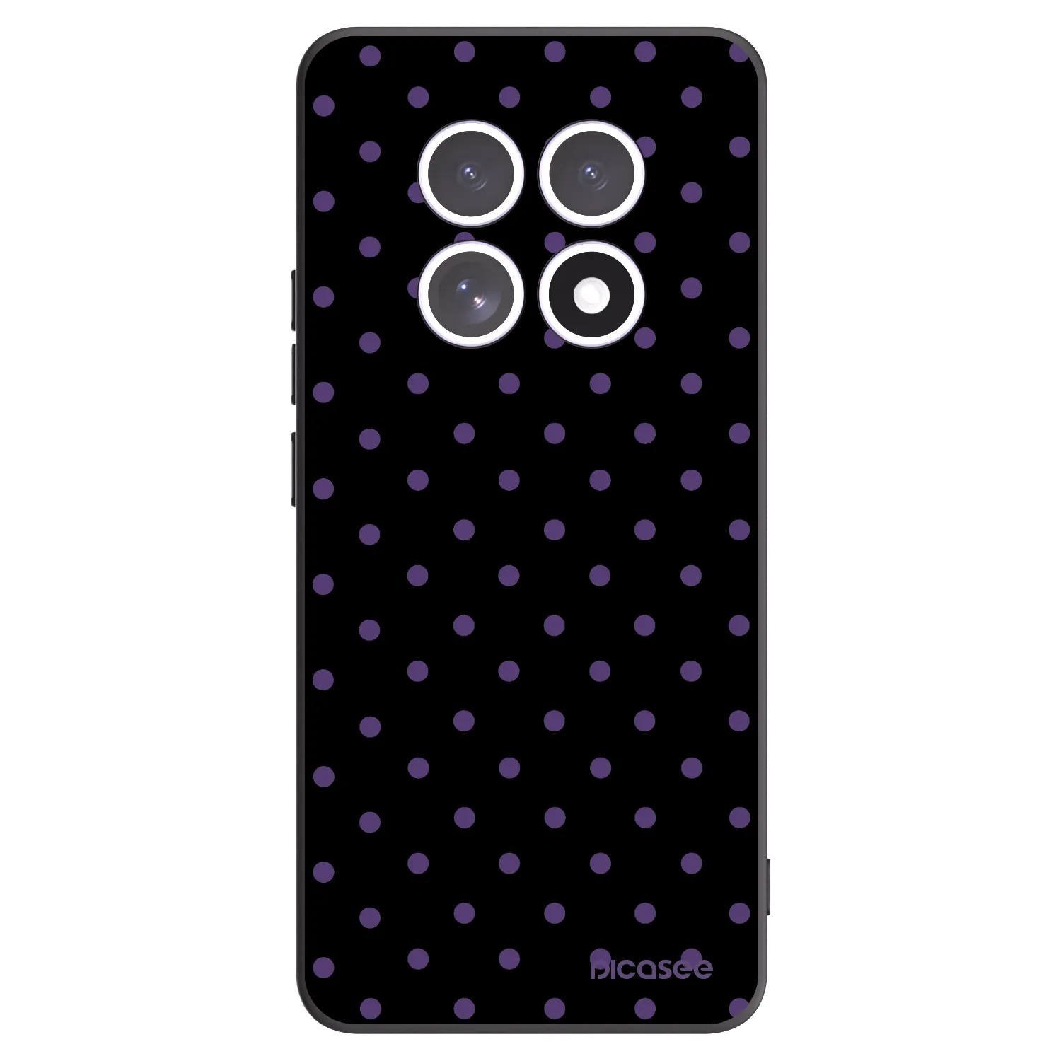 Picasee Xiaomi Redmi Note 15 4G Hülle - Schwarzes Silikon - Flickers