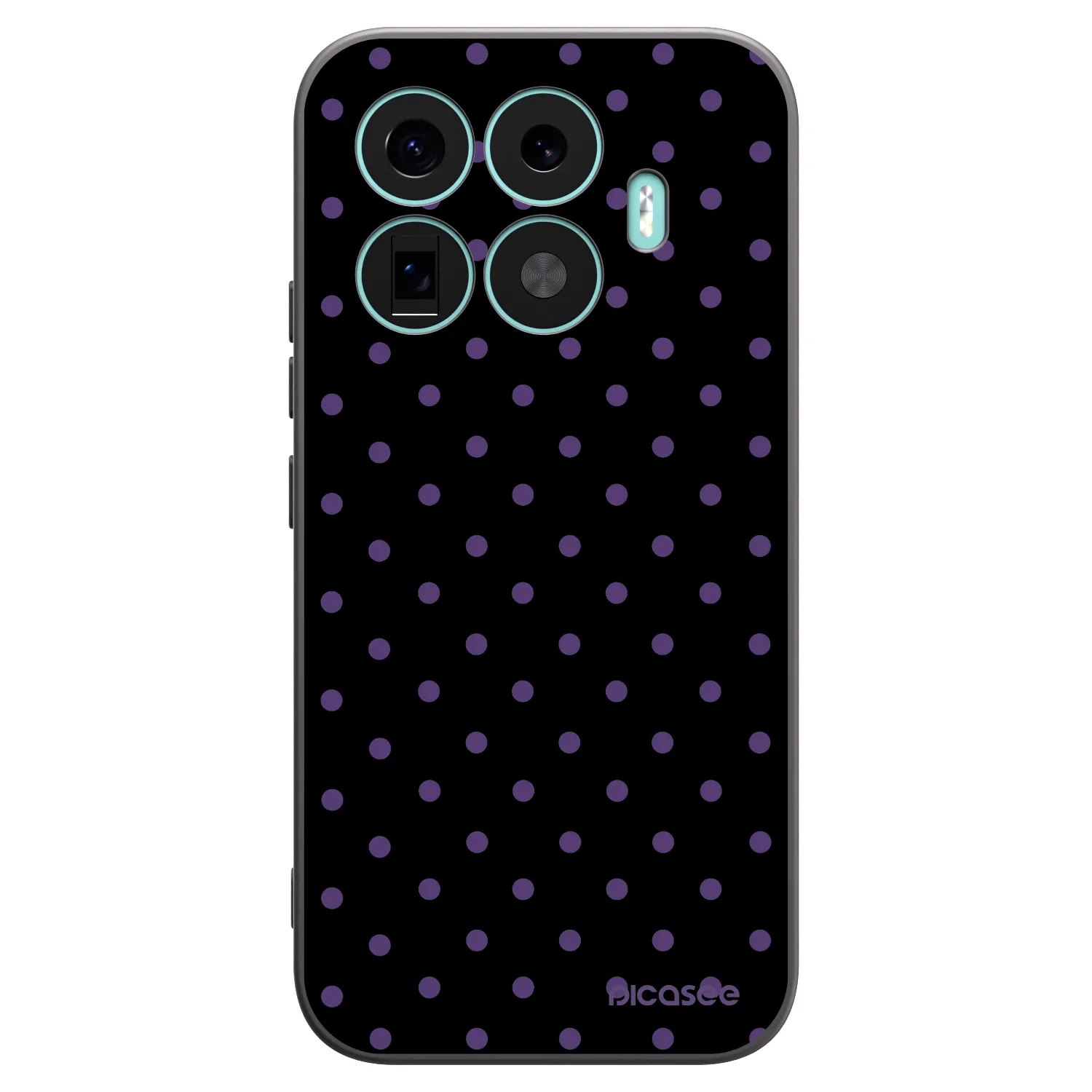 Picasee Xiaomi 17T Hülle - Schwarzes Silikon - Flickers