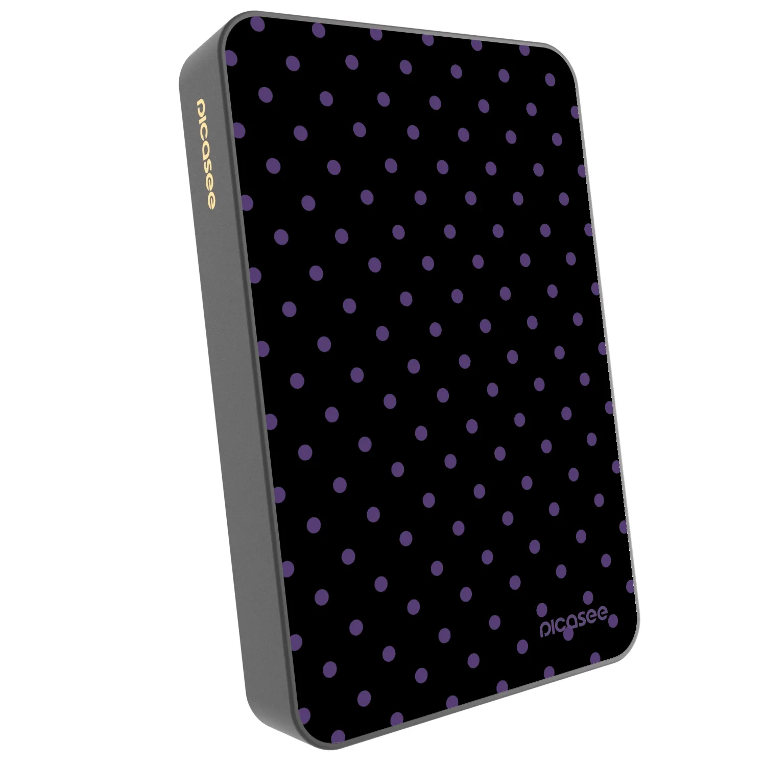 Picasee Powerbank mit MagSafe 10 000 mAh Grau - Flickers