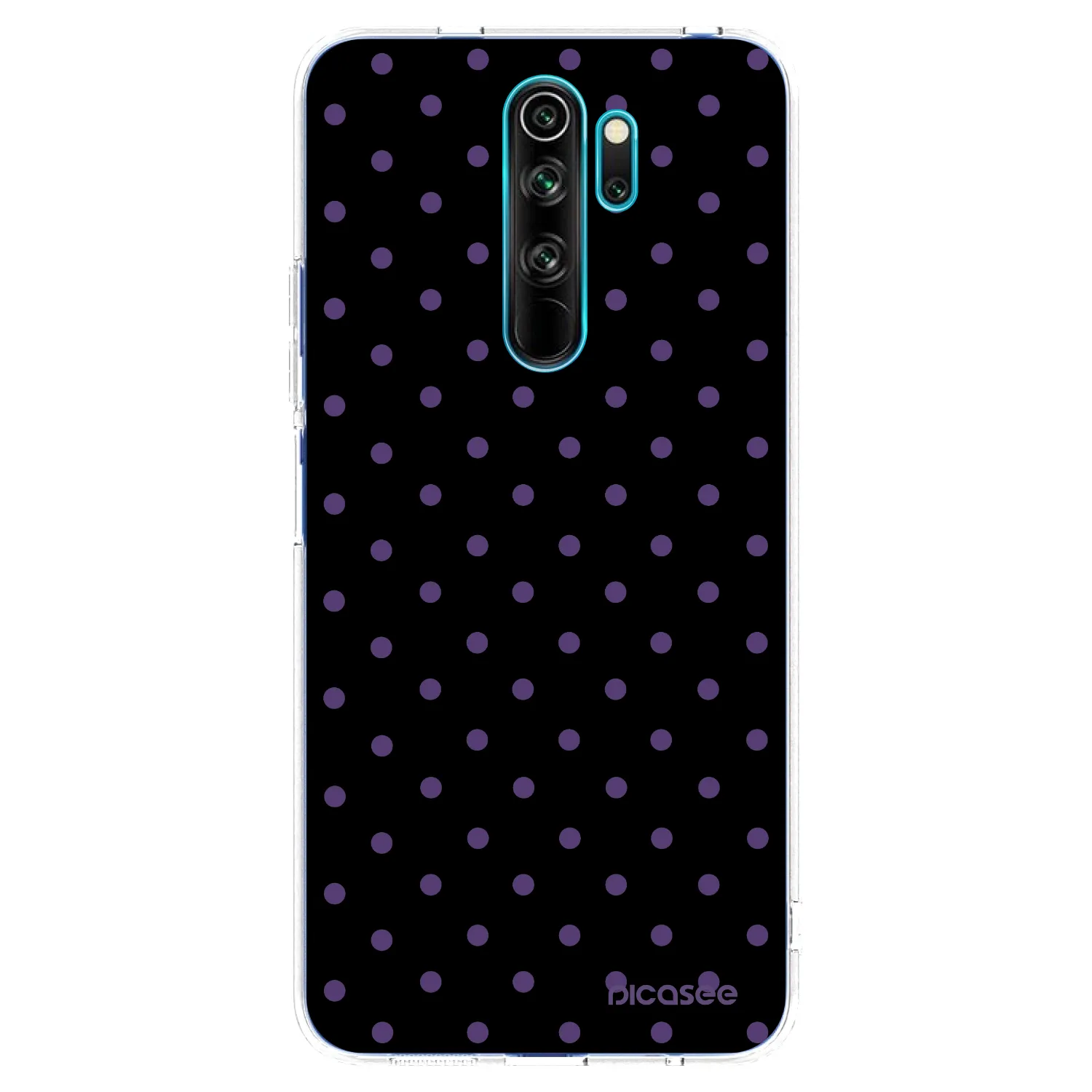 Picasee Xiaomi Redmi Note 8 Pro Hülle - Transparentes Silikon - Flickers