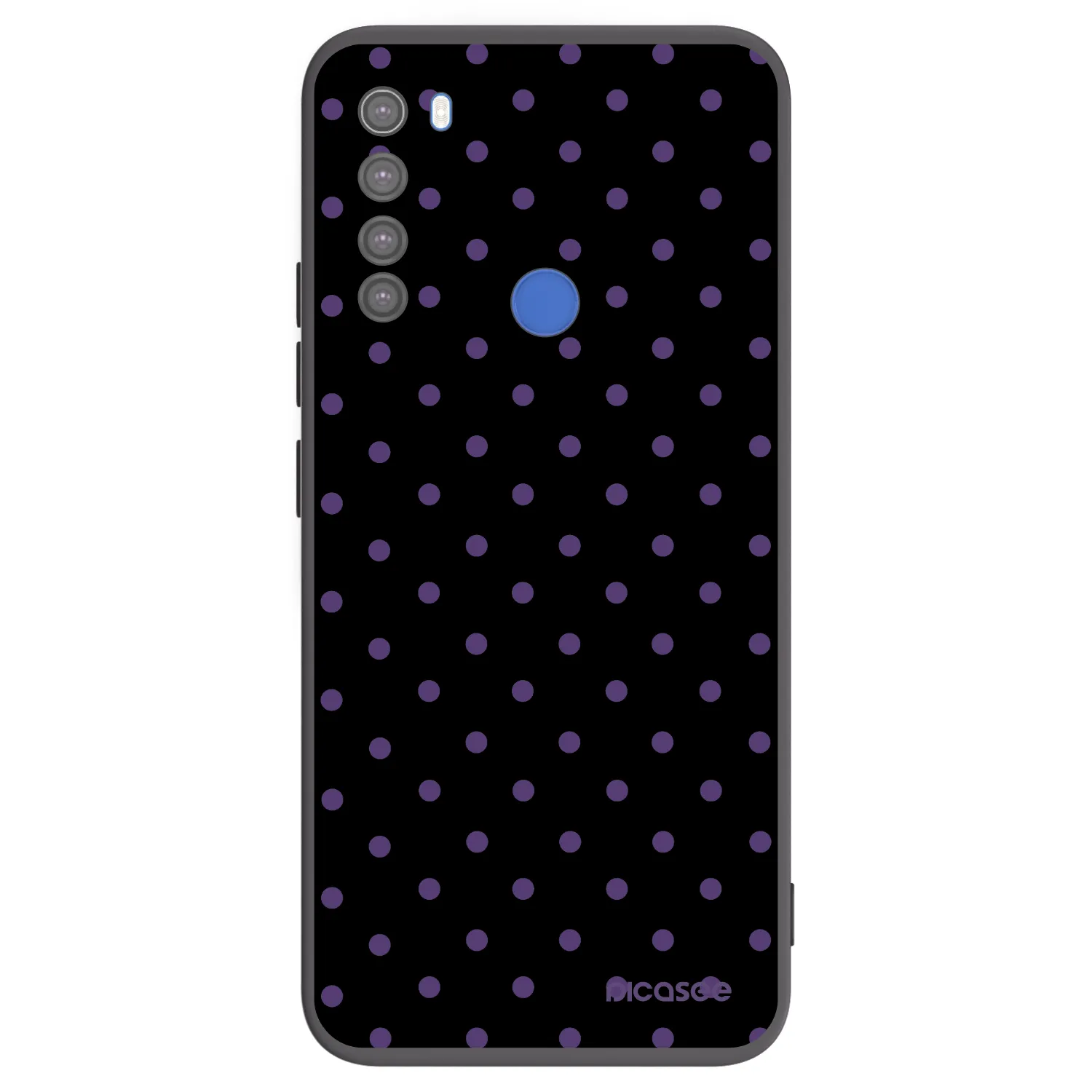 Picasee Xiaomi Redmi Note 8T Hülle - Schwarzes Silikon - Flickers