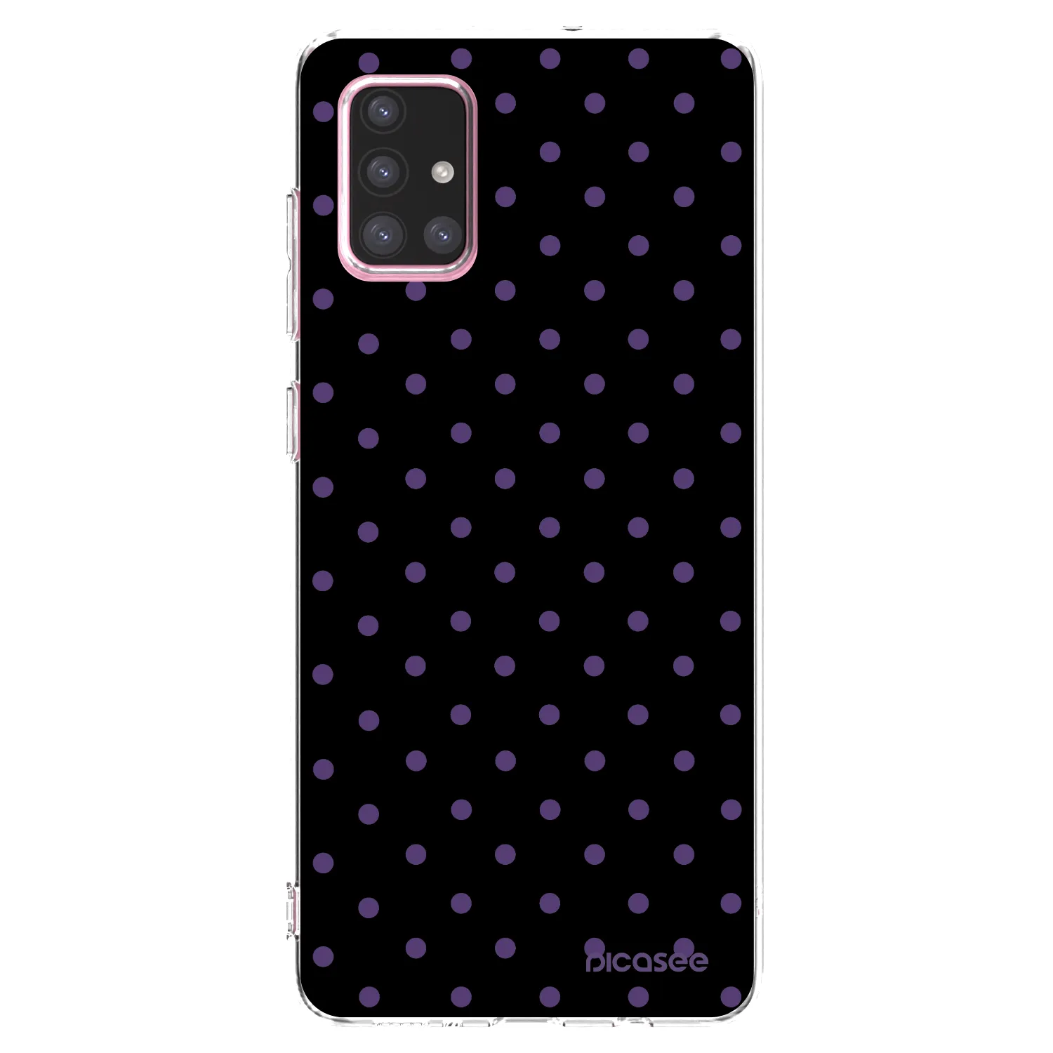 Picasee Samsung Galaxy A71 A715F Hülle - Transparentes Silikon - Flickers