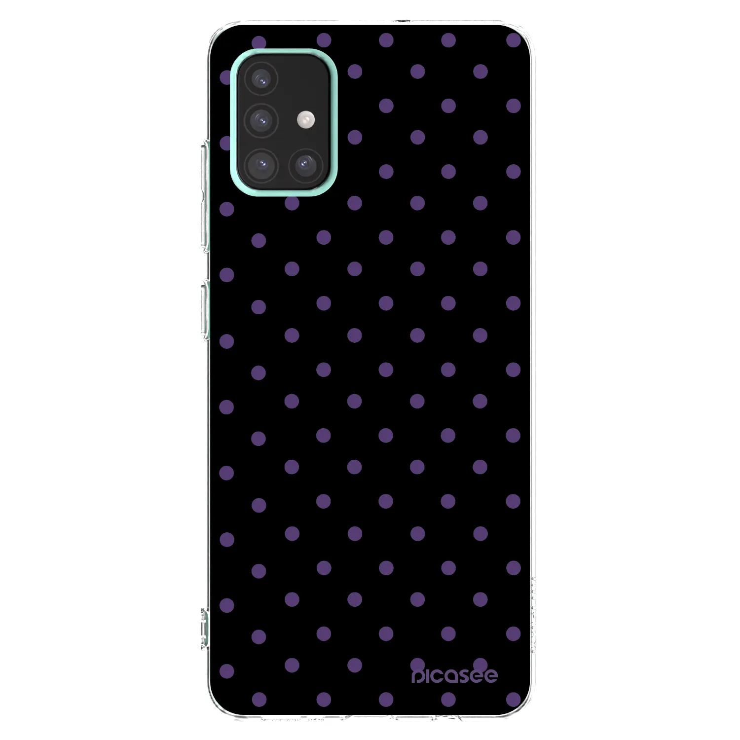 Picasee Samsung Galaxy A51 A515F Hülle - Transparentes Silikon - Flickers