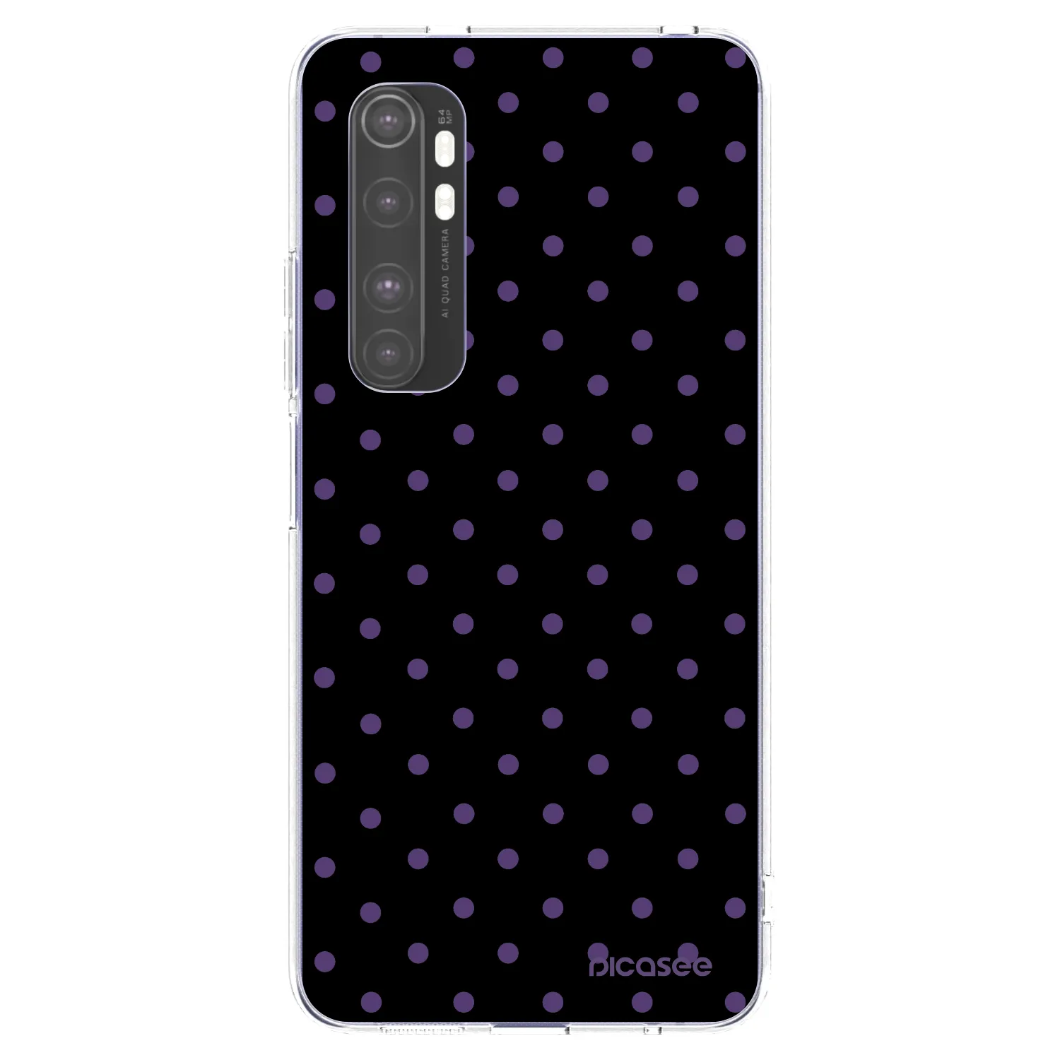 Picasee Xiaomi Mi Note 10 Lite Hülle - Transparentes Silikon - Flickers
