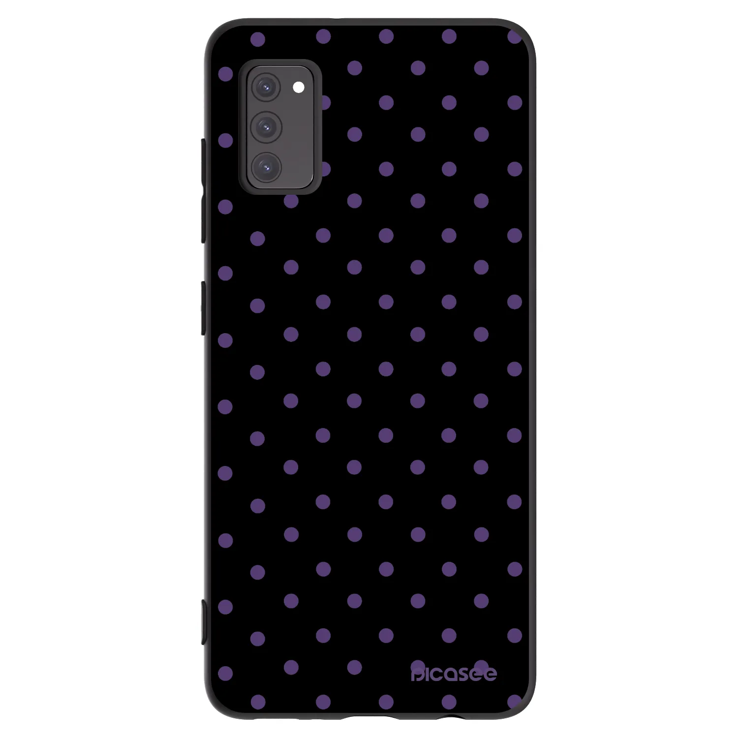 Picasee Samsung Galaxy A41 A415F Hülle - Schwarzes Silikon - Flickers