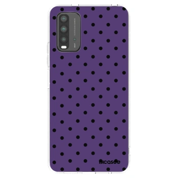 Picasee Xiaomi Redmi 9T Hülle - Schwarzes Silikon - Flickers 2