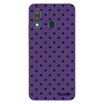 Picasee Samsung Galaxy A40 A405F Hülle - Transparentes Silikon - Flickers 2