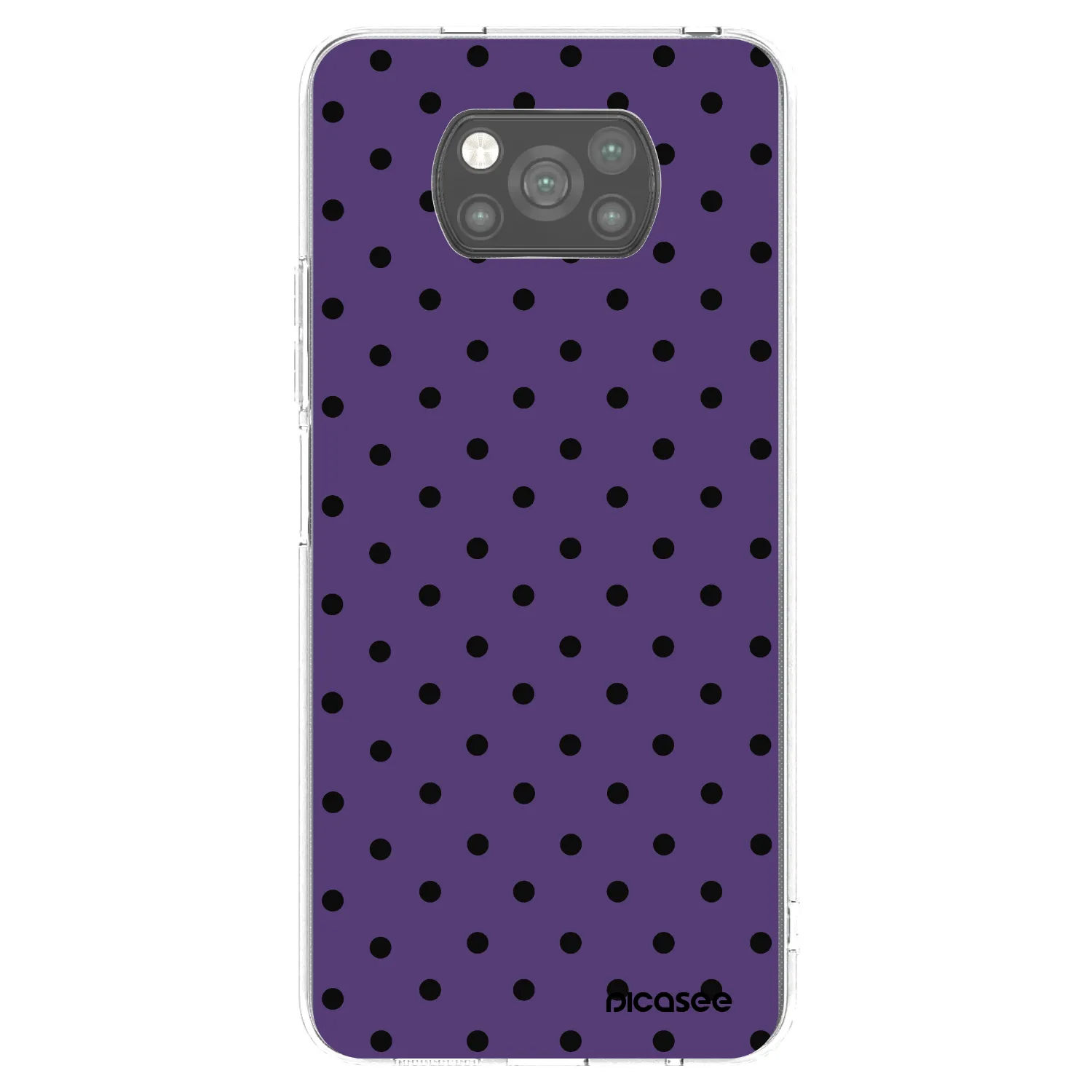 Picasee Xiaomi Poco X3 Hülle - Schwarzes Silikon - Flickers 2