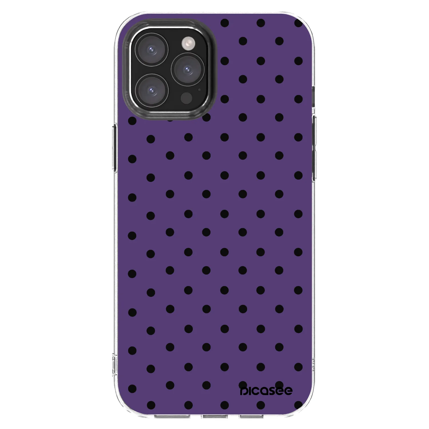 Picasee Apple iPhone 12 Pro Max Hülle - Transparentes Silikon - Flickers 2